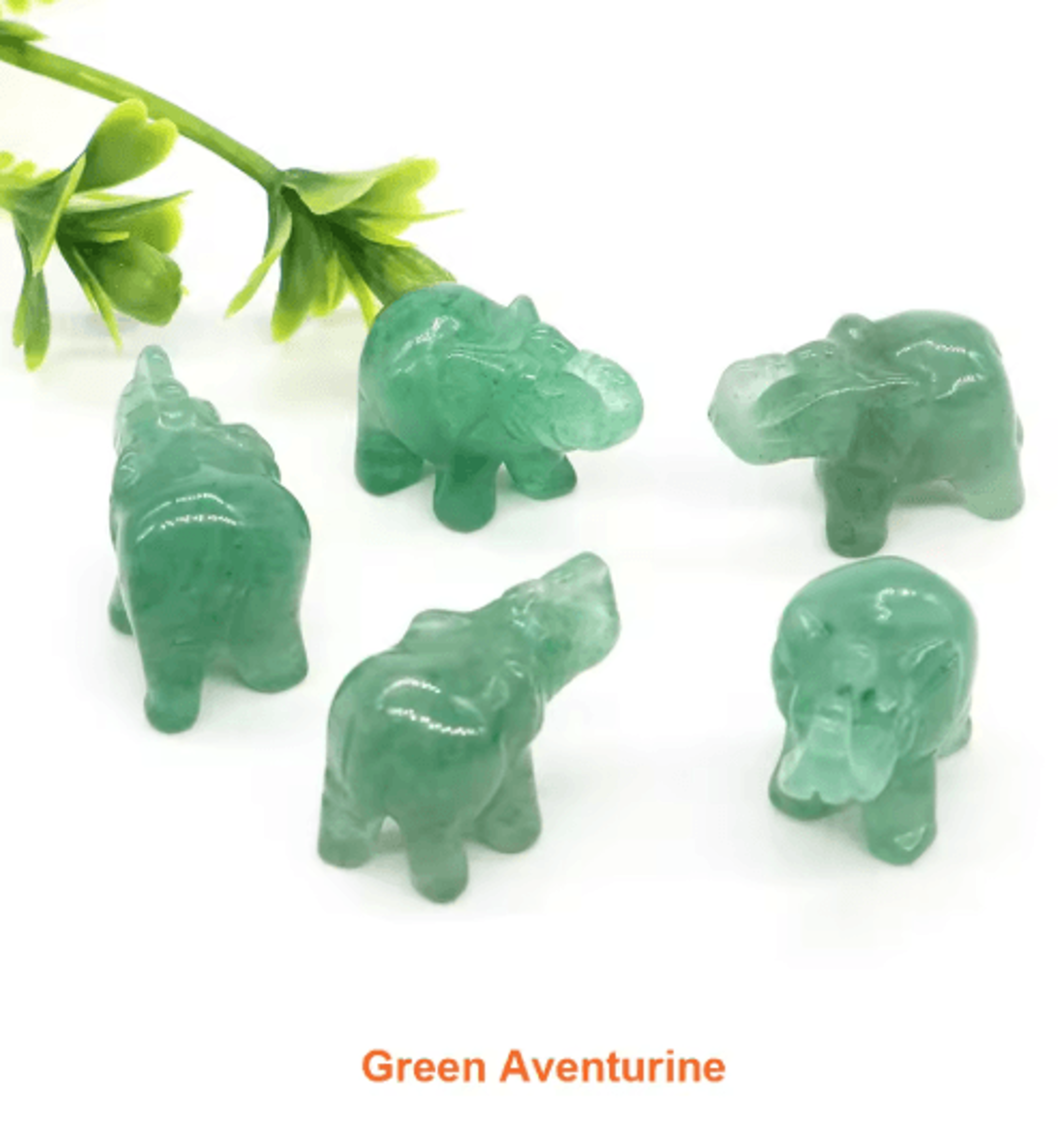 1 Amethyst Elephant Figurine Mini Crystal Animal Statue For Healing  Decor 14