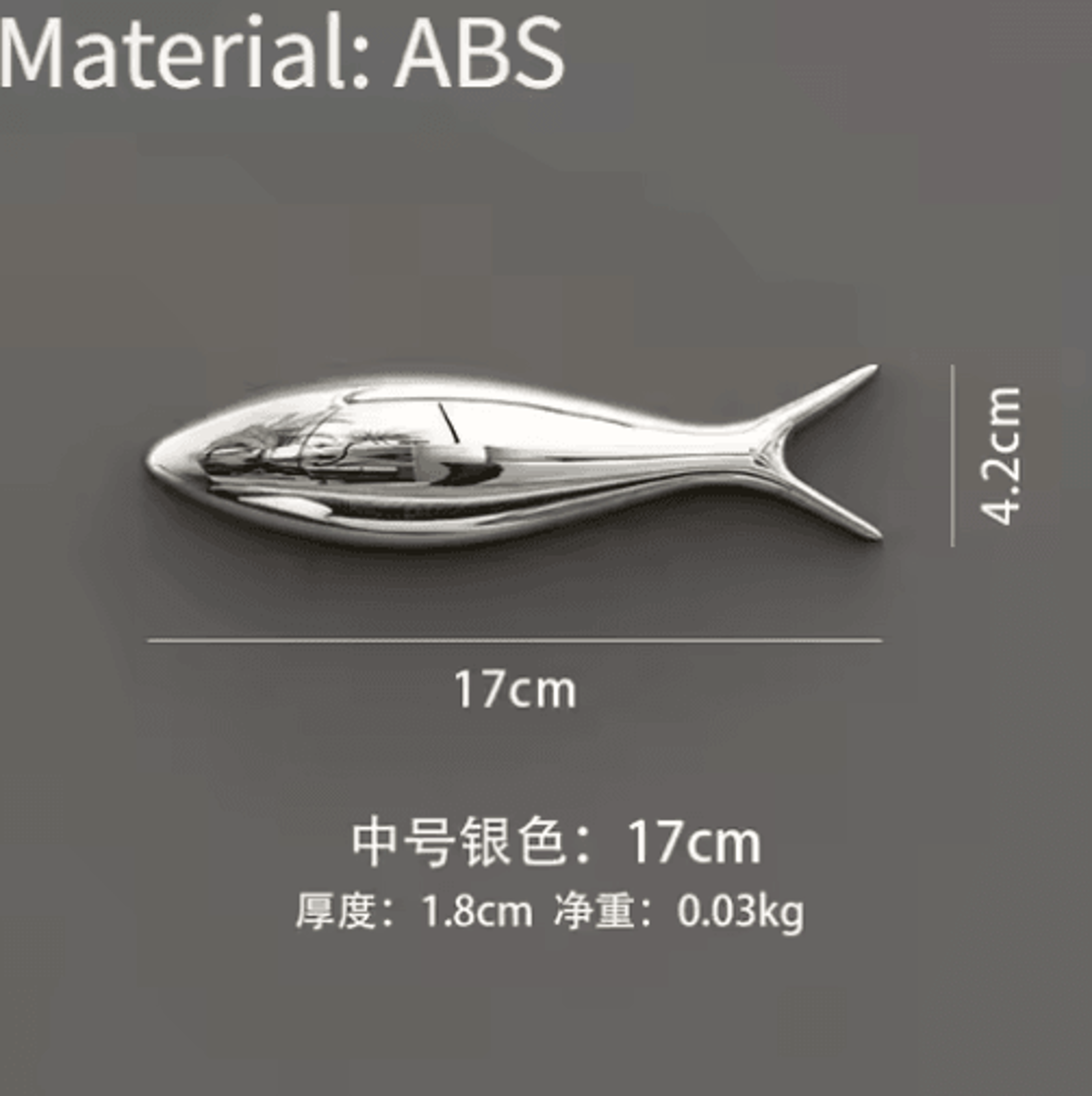 Creative 3D Fish Wall Decor  Electroplated Metallic Wall Stickers For Modern Spaces 8