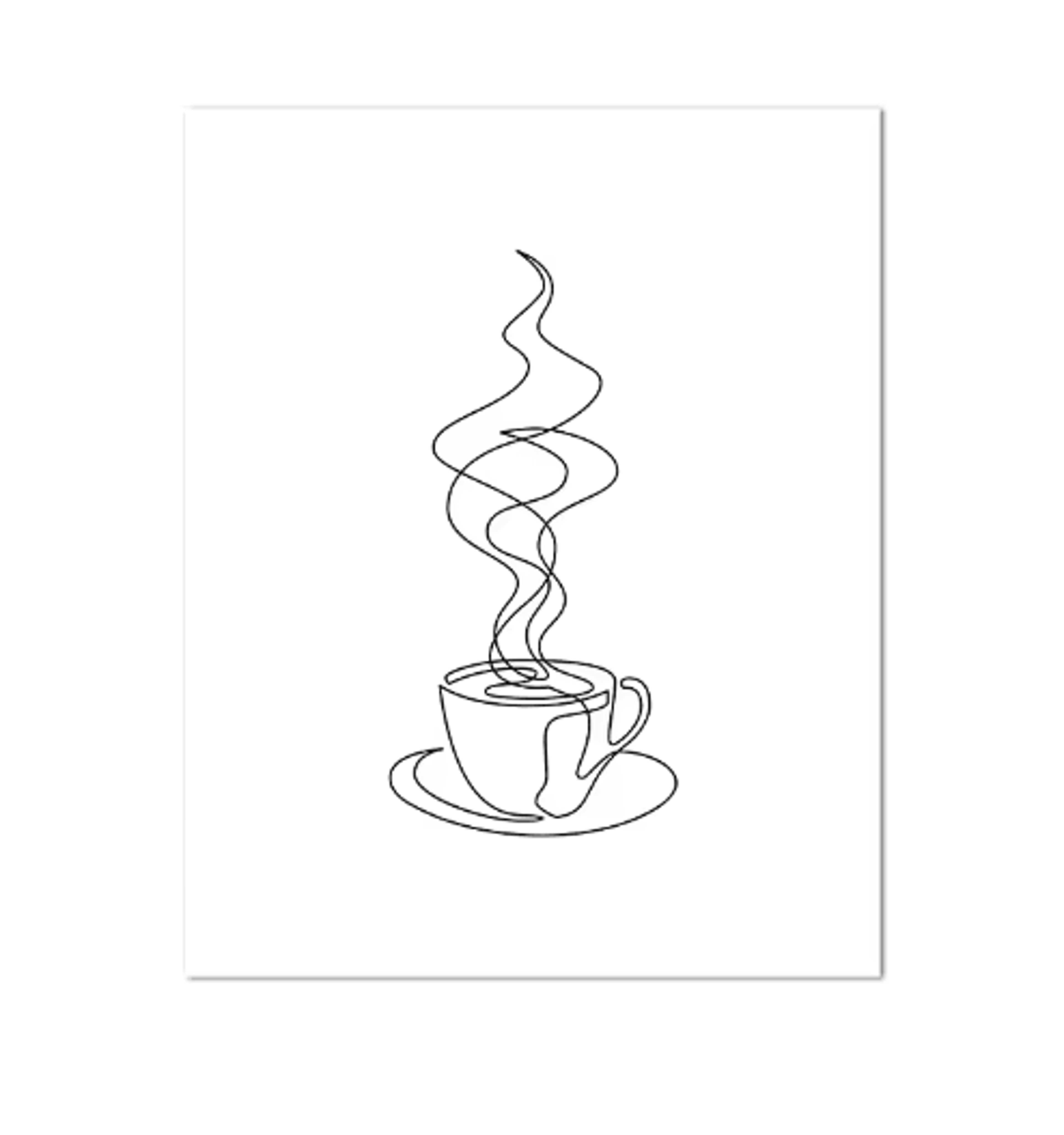 Modern Coffee Guide Poster  Coffee Menu Canvas Wall Art For Kitchen  Cafe Decor 6