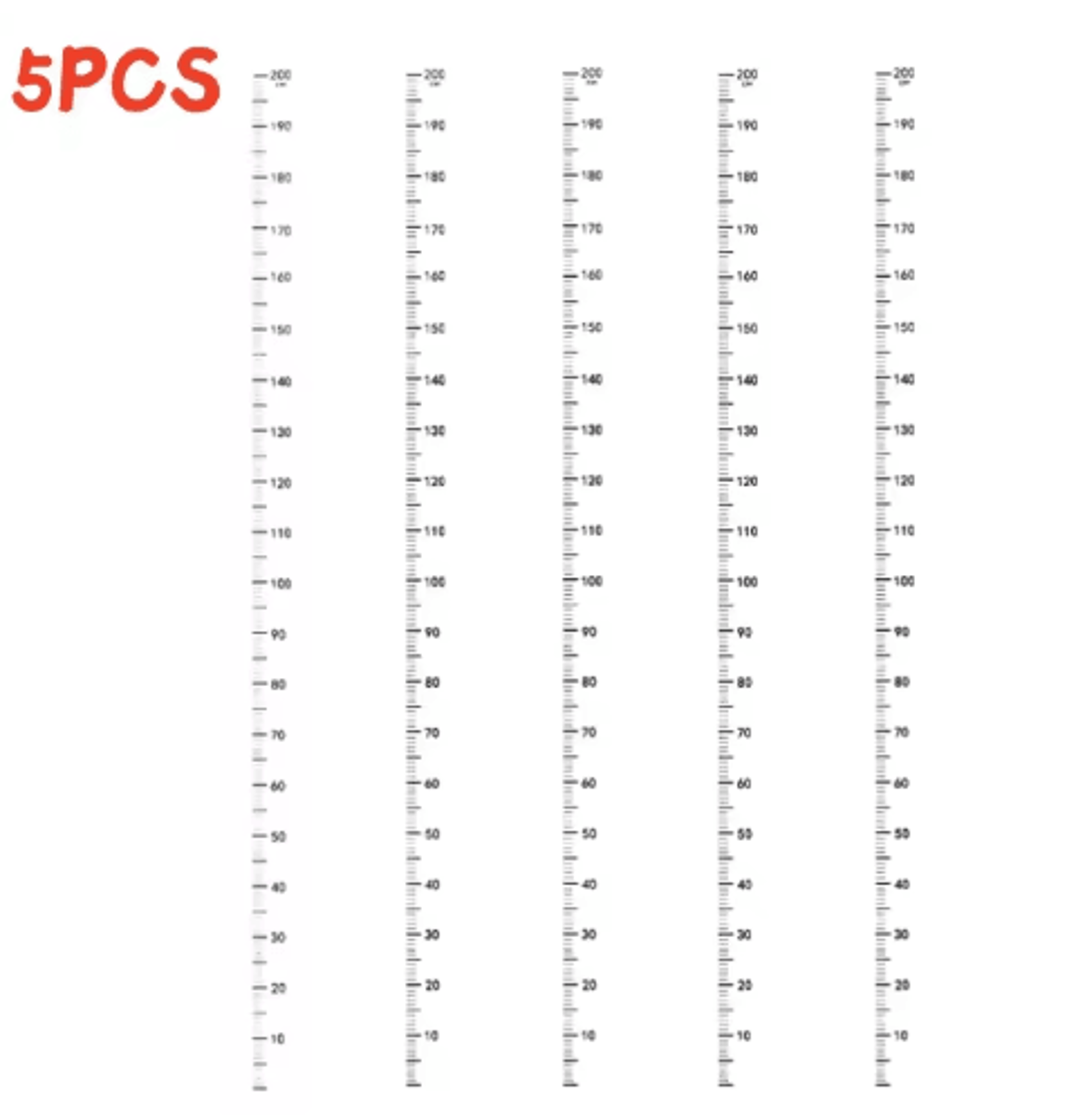Kids Growth Height Chart Wall Sticker  Waterproof SelfAdhesive Measuring Ruler 1