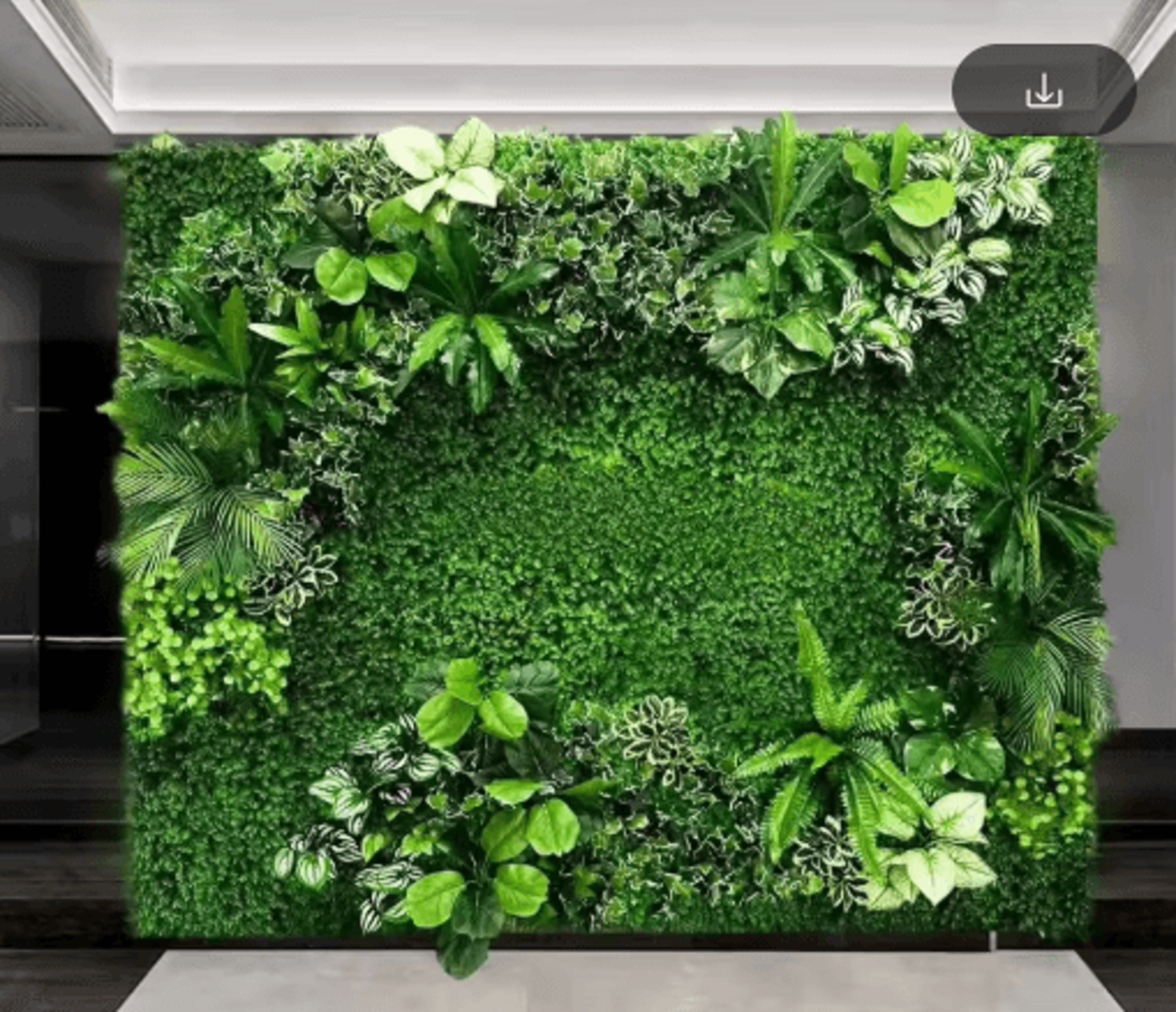 Artificial Eucalyptus Green Wall Panel  Wedding Backdrop  Grid Decor 40by120cm 0