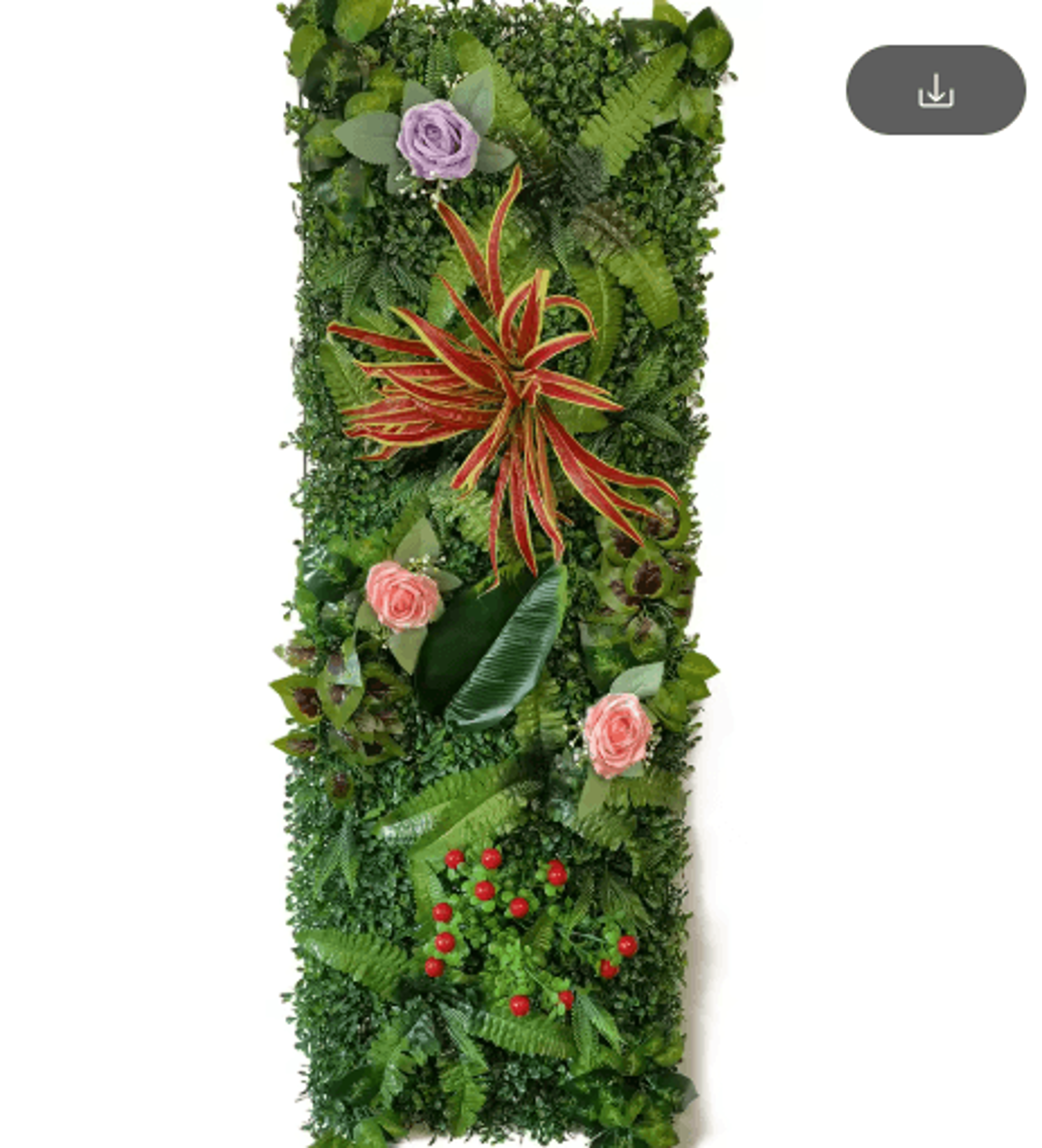 Artificial Grass Wall Panel  40by120cm Faux Greenery Backdrop Decor 10