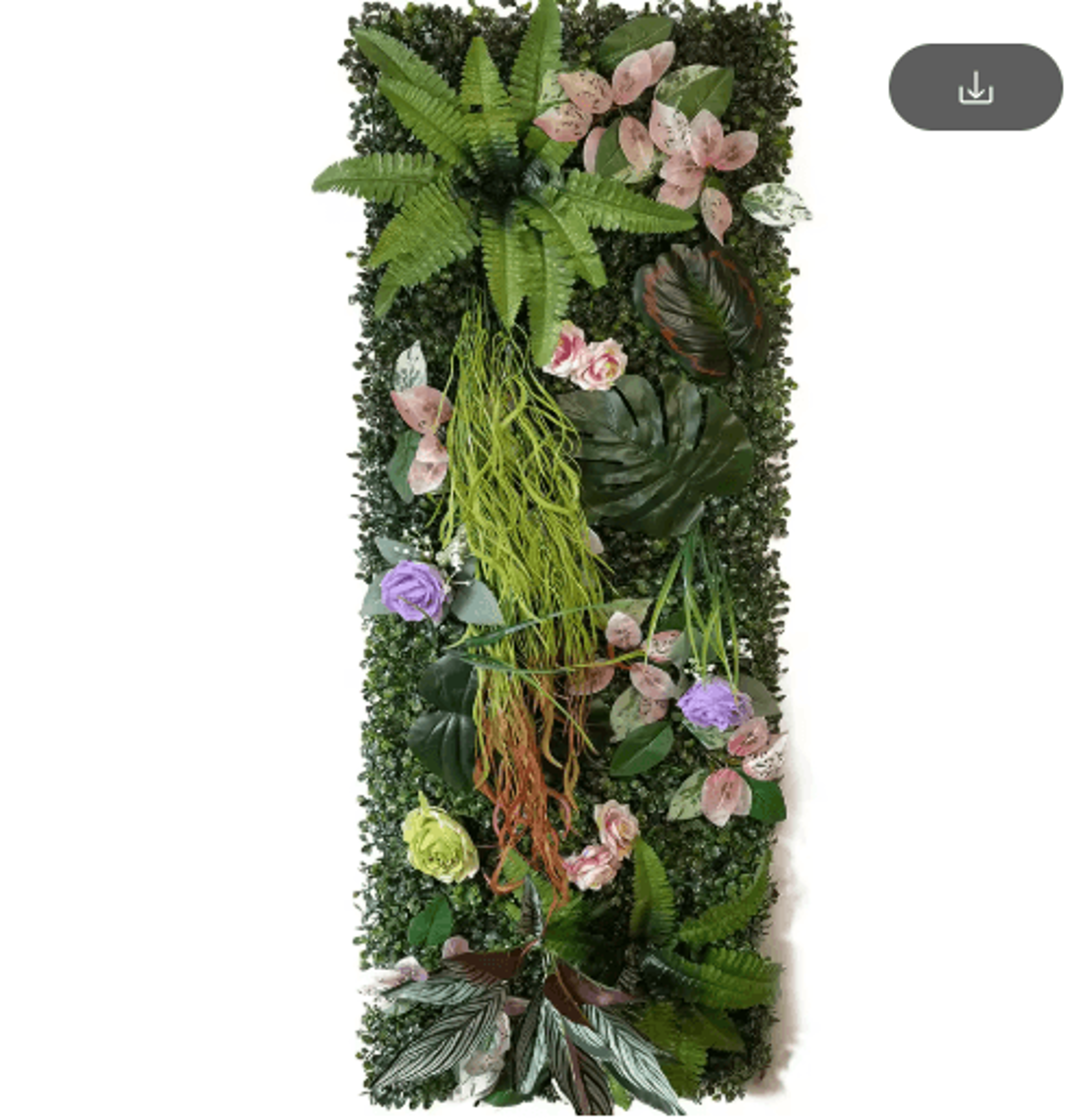 Artificial Grass Wall Panel  40by120cm Faux Greenery Backdrop Decor 12