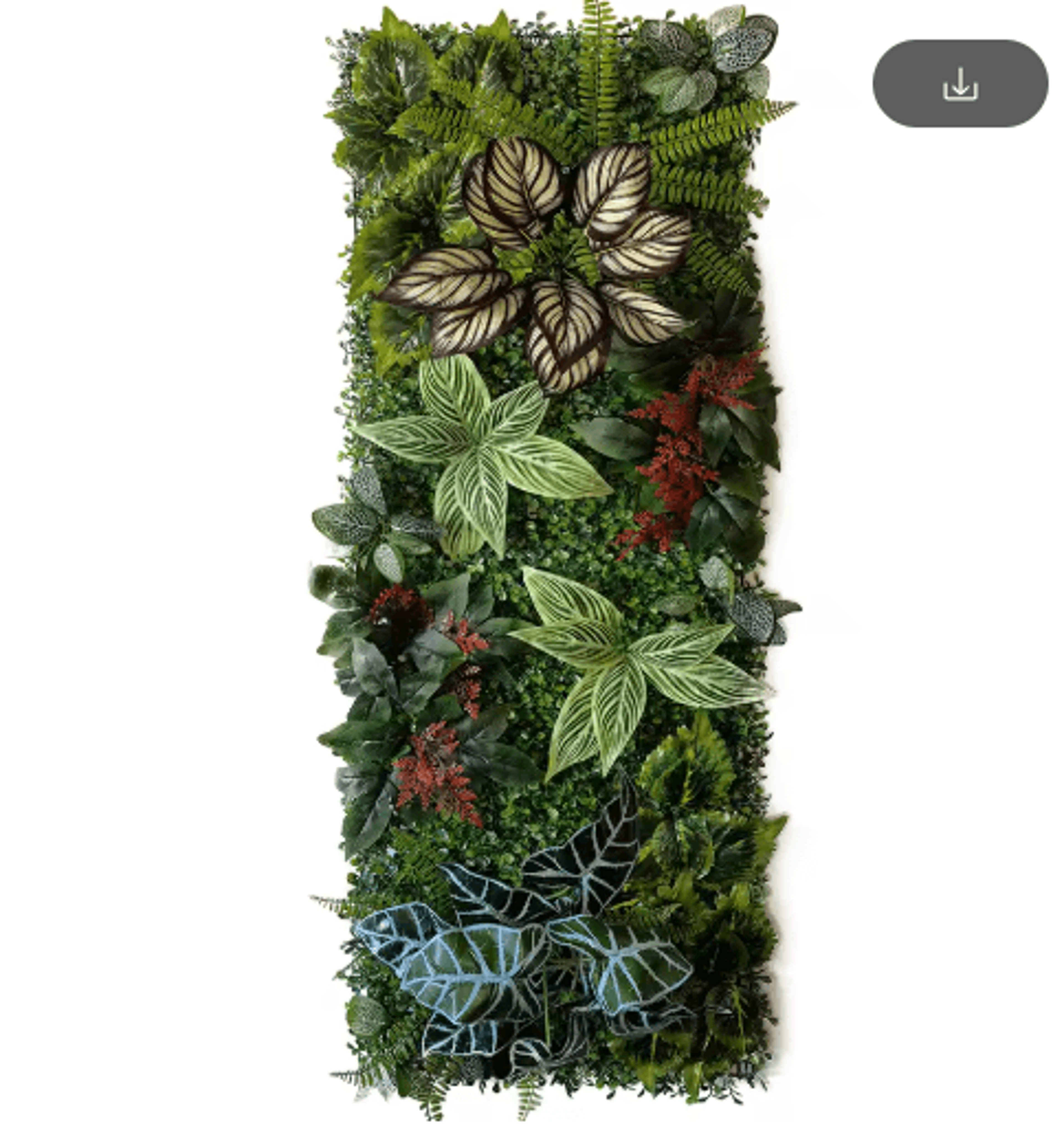 Artificial Grass Wall Panel  40by120cm Faux Greenery Backdrop Decor 24