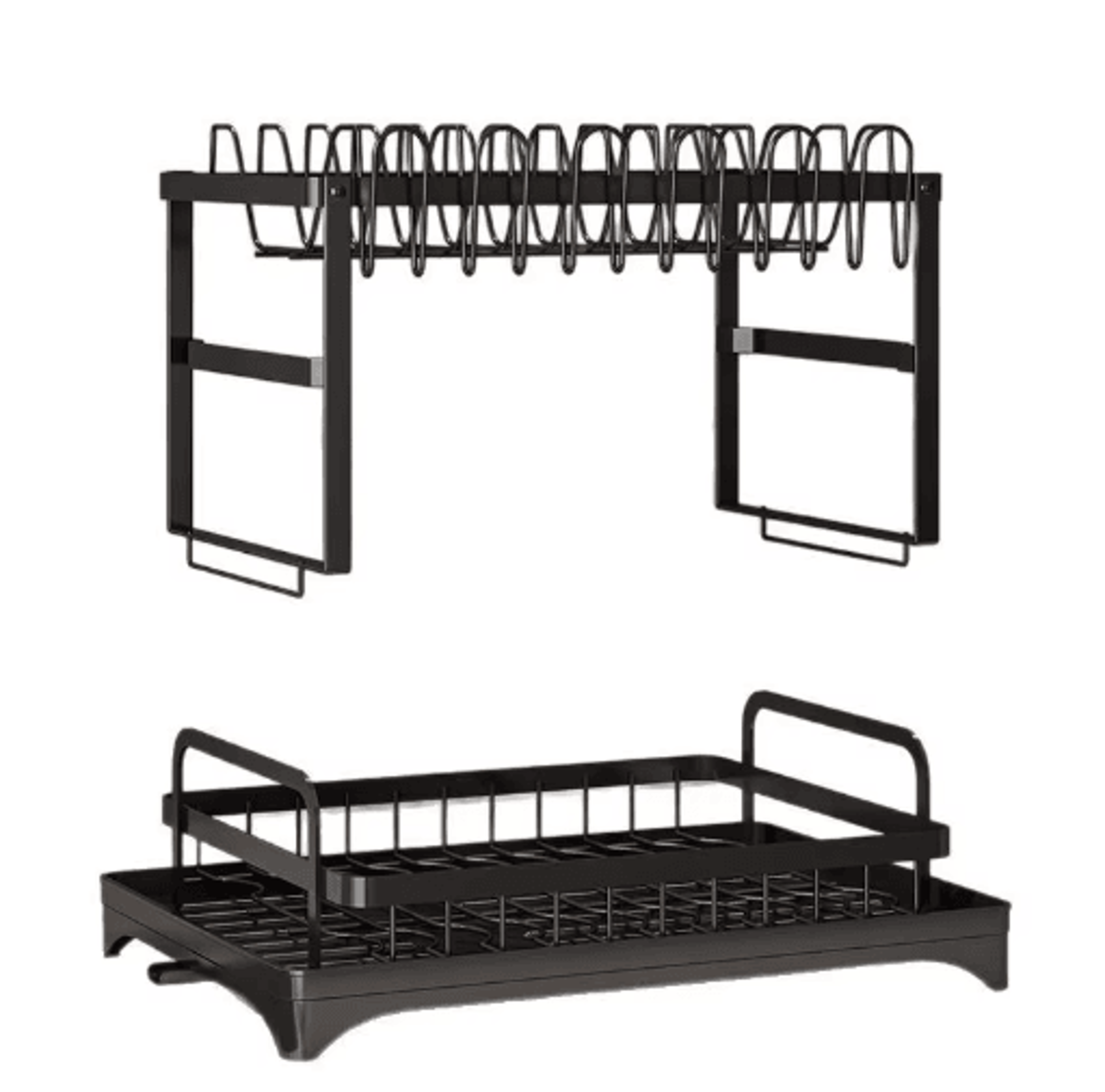 MultiFunction Dish Drying Rack Kitchen Bowl  Chopsticks Storage Organizer 0