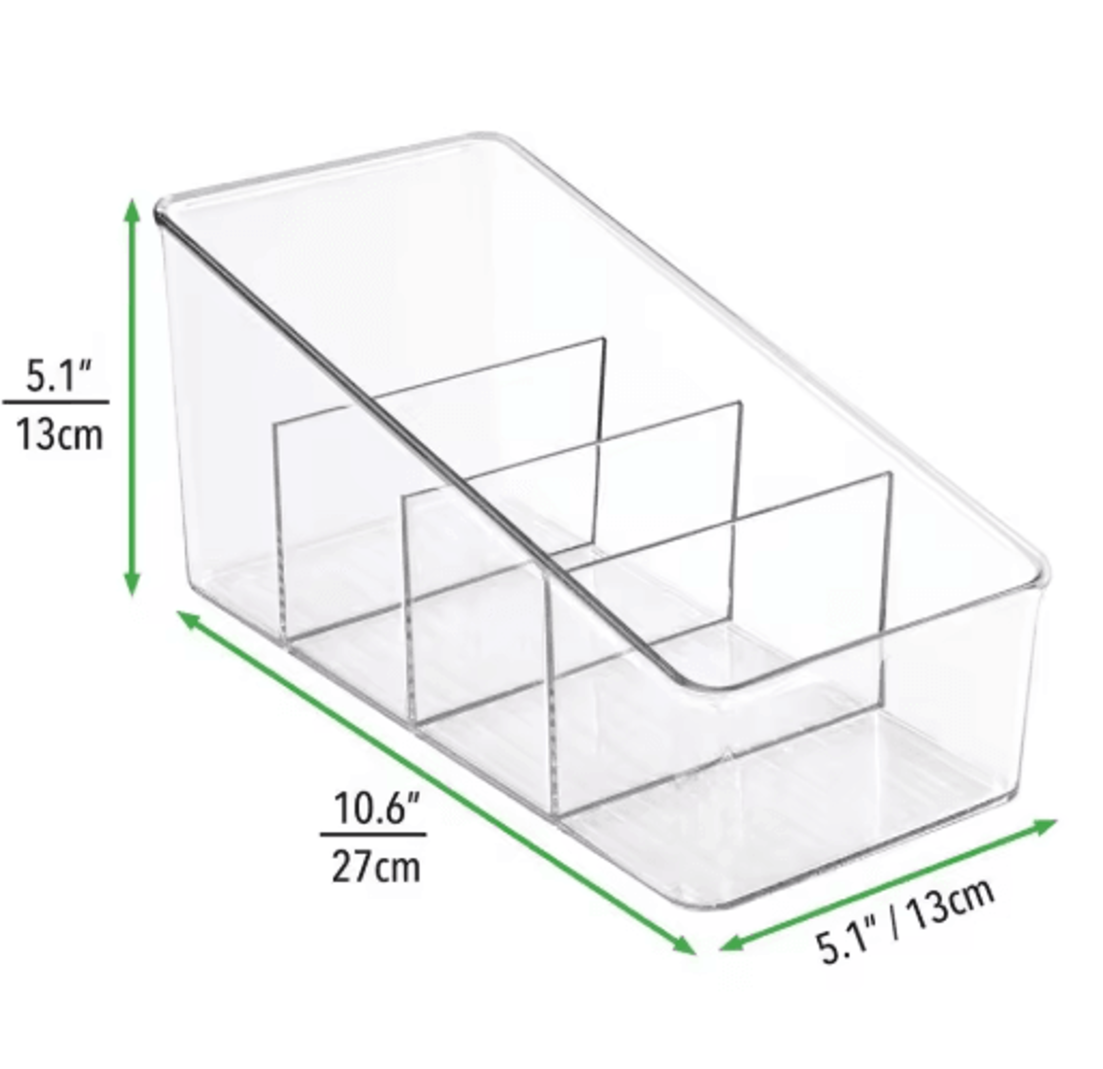 4Layer Transparent Storage Organizer  Stackable Pantry  Fridge Container 2