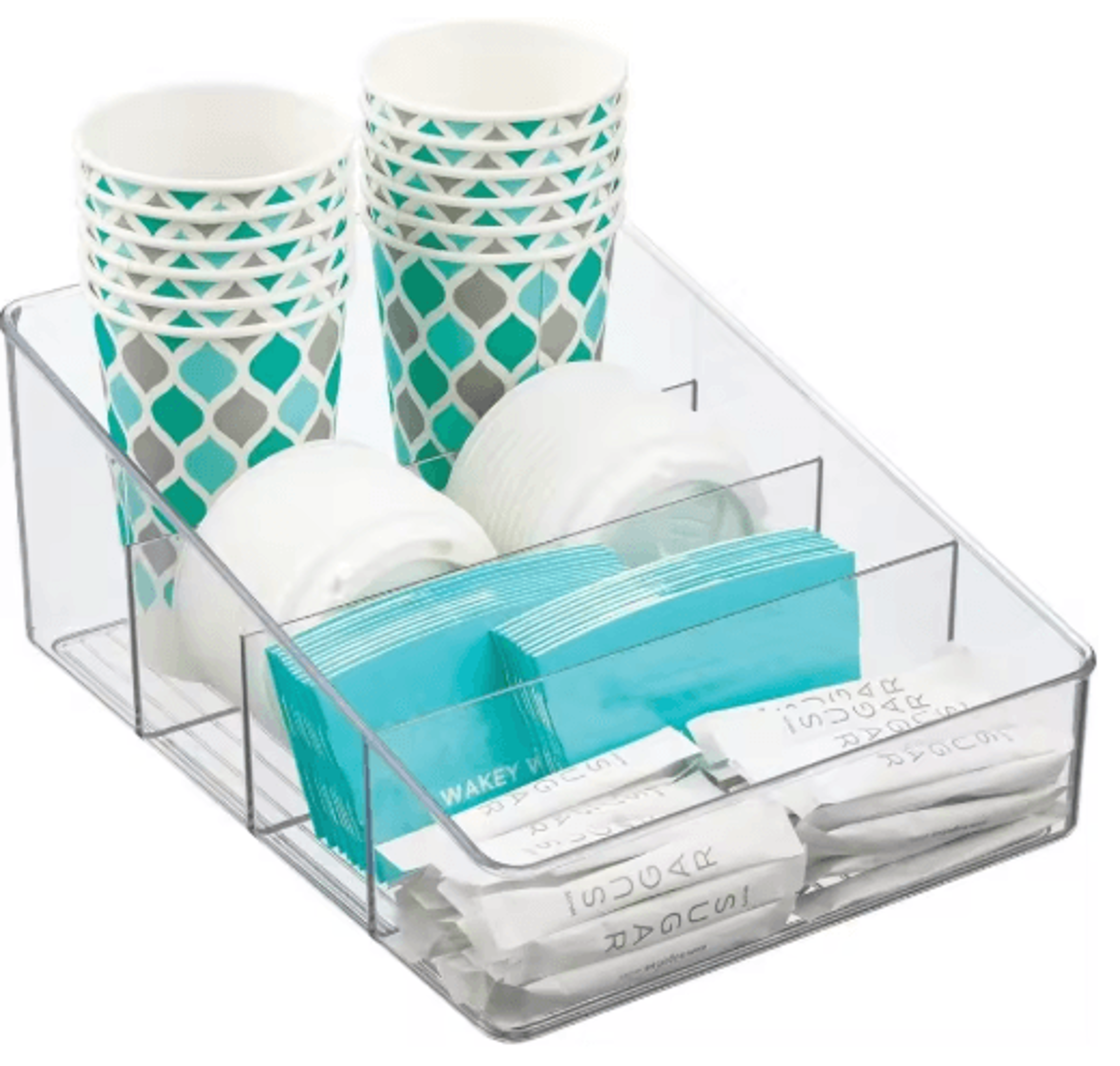 4Layer Transparent Storage Organizer  Stackable Pantry  Fridge Container 5