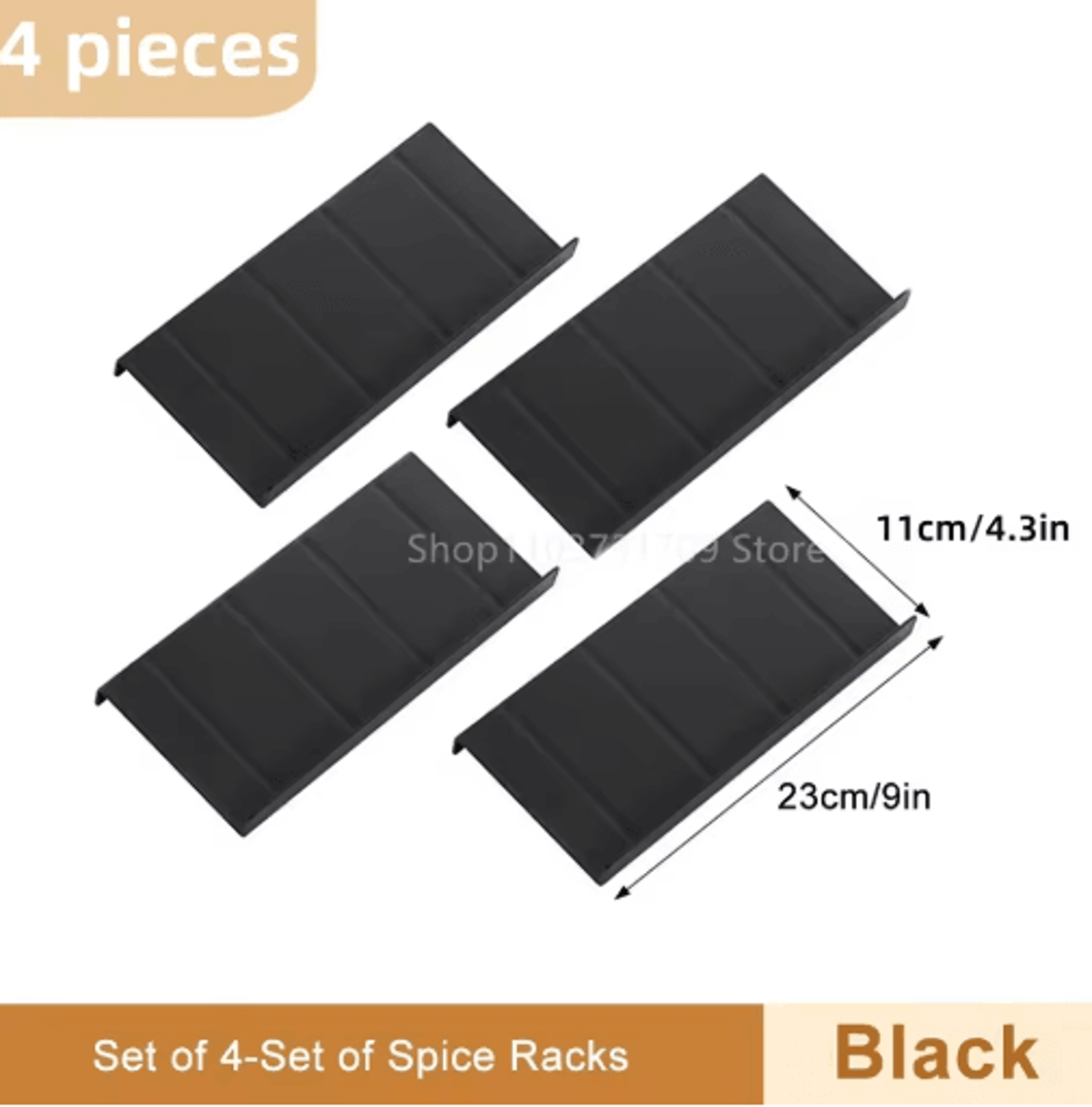 4Layer Adjustable Spice Rack Organizer For Drawer  Pantry Storage 6