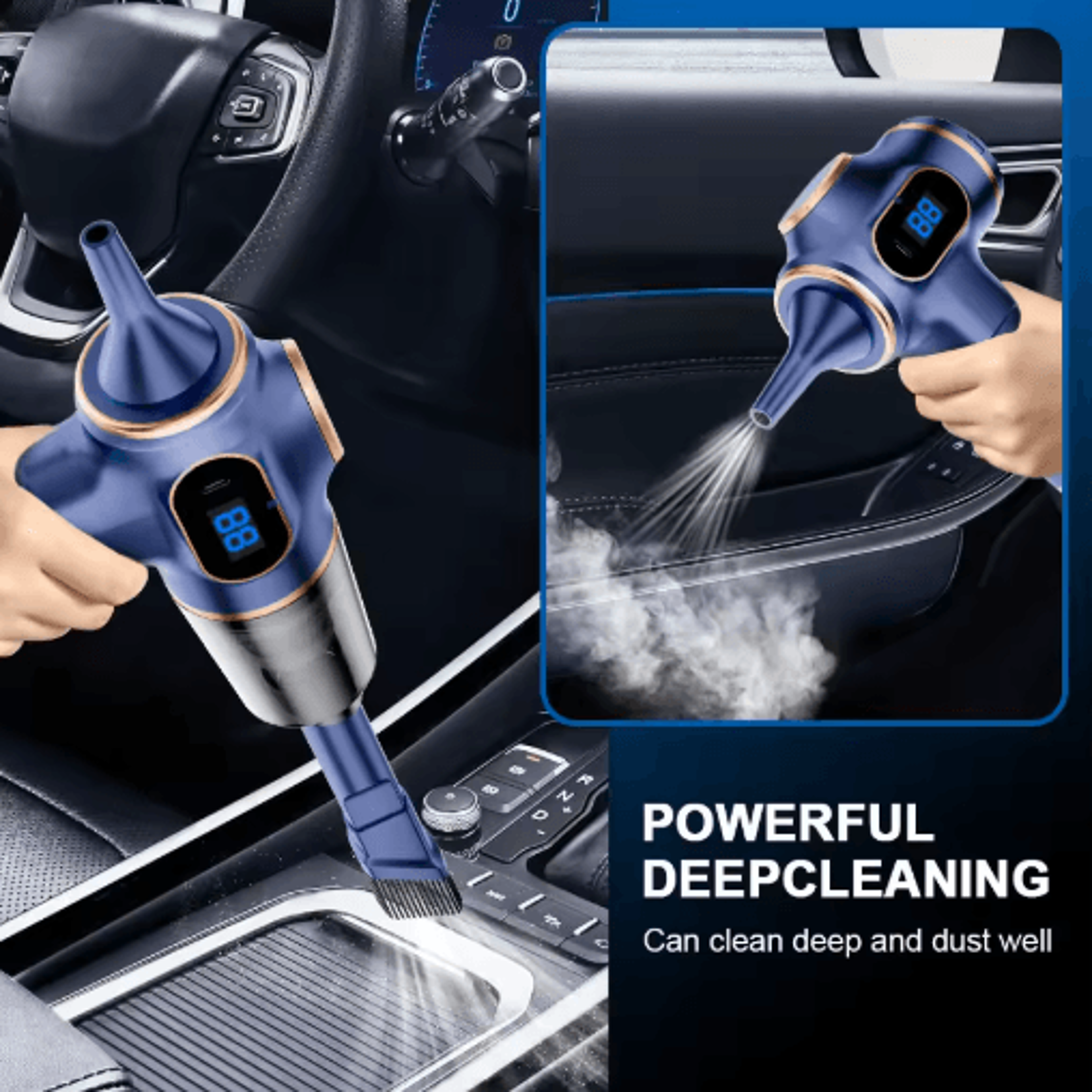 Wireless Mini Handheld Vacuum Cleaner High Power Portable Car  Home Cleaner 4