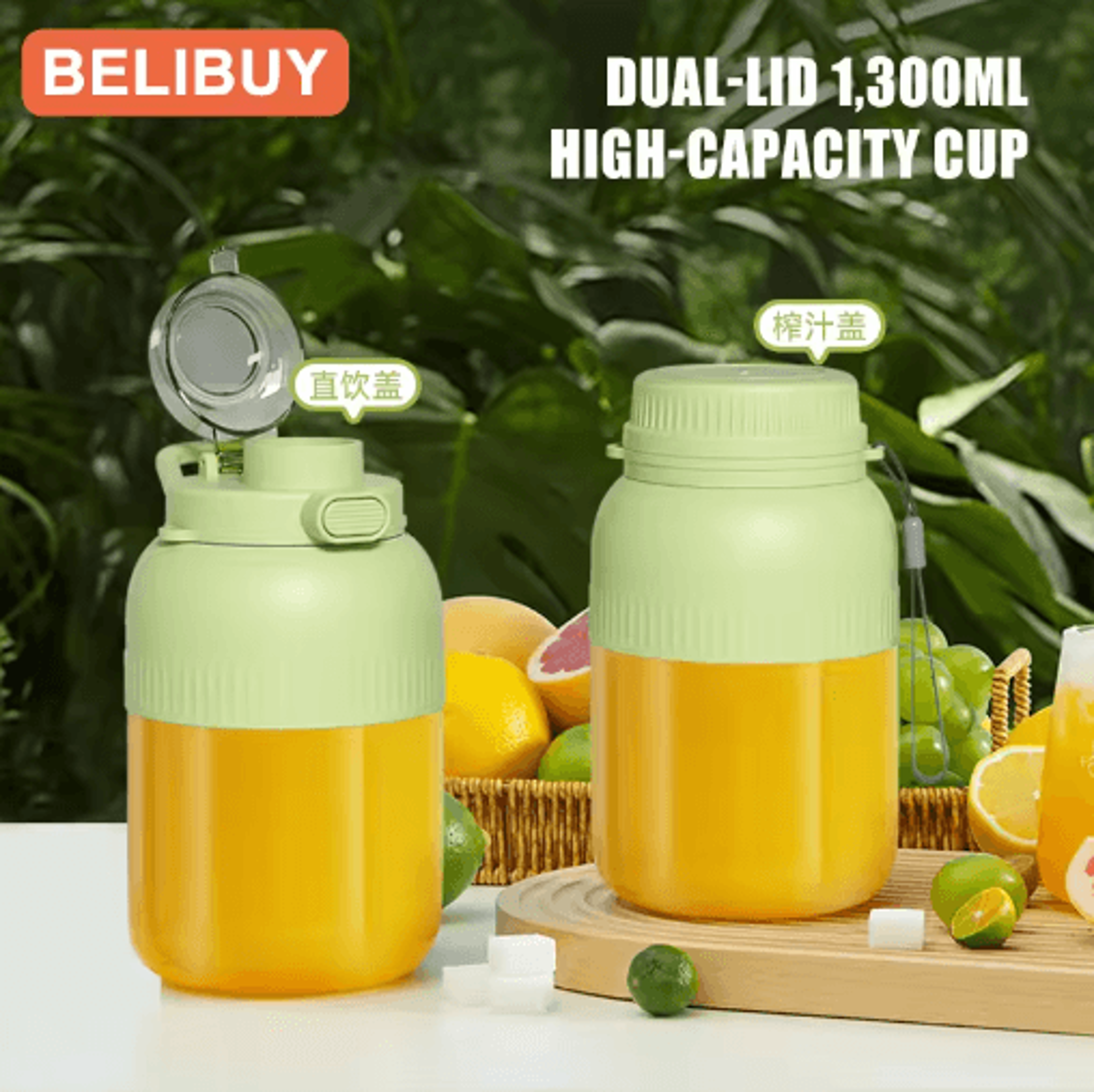 Portable USB Blender Bottle  6Blade Mini Smoothie  Juice Maker 5001300ML 5