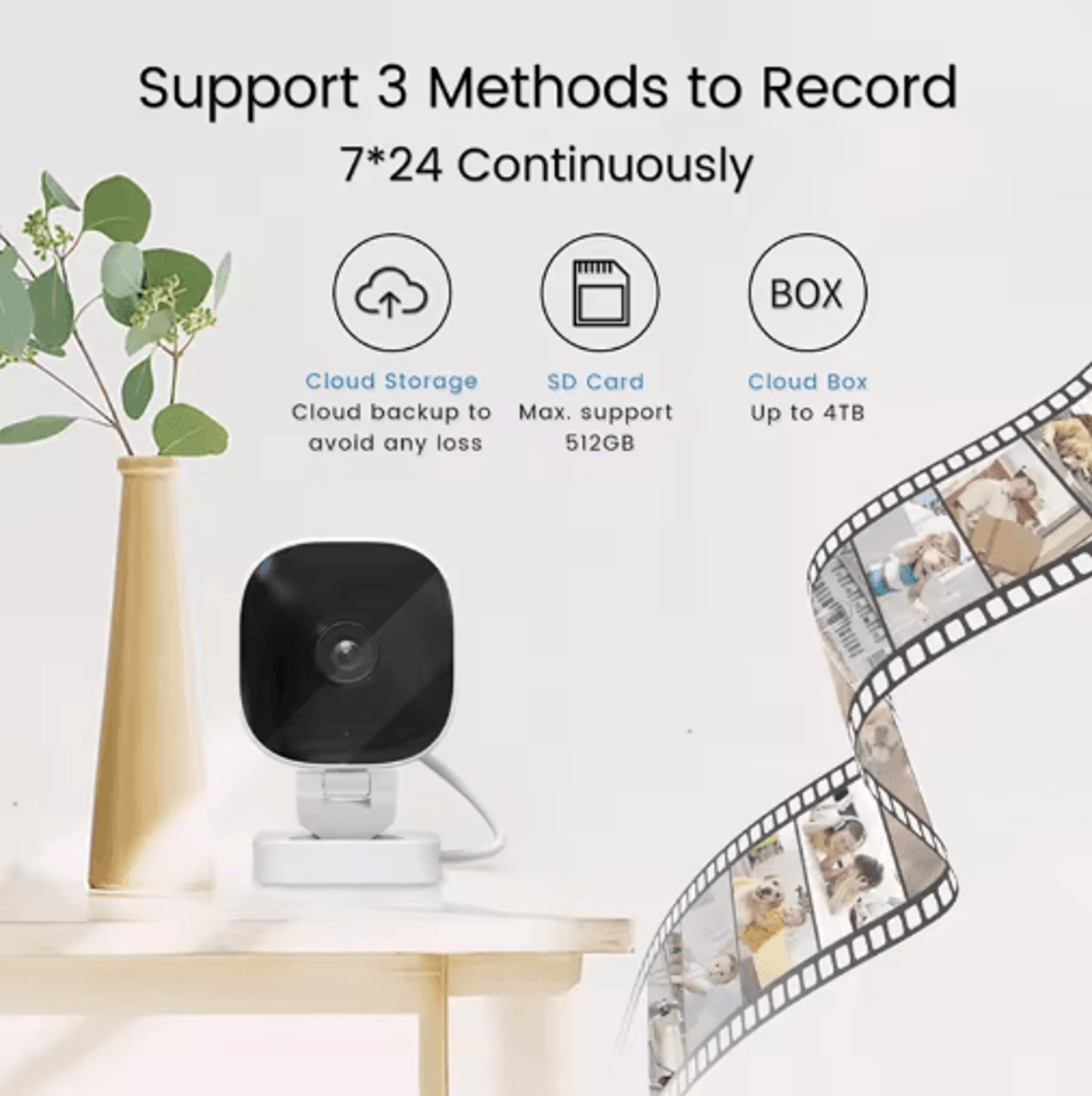 4K Mini WiFi Security Camera With Night Vision  Motion Detection Waterproof Outdoor Surveillance Ca 7