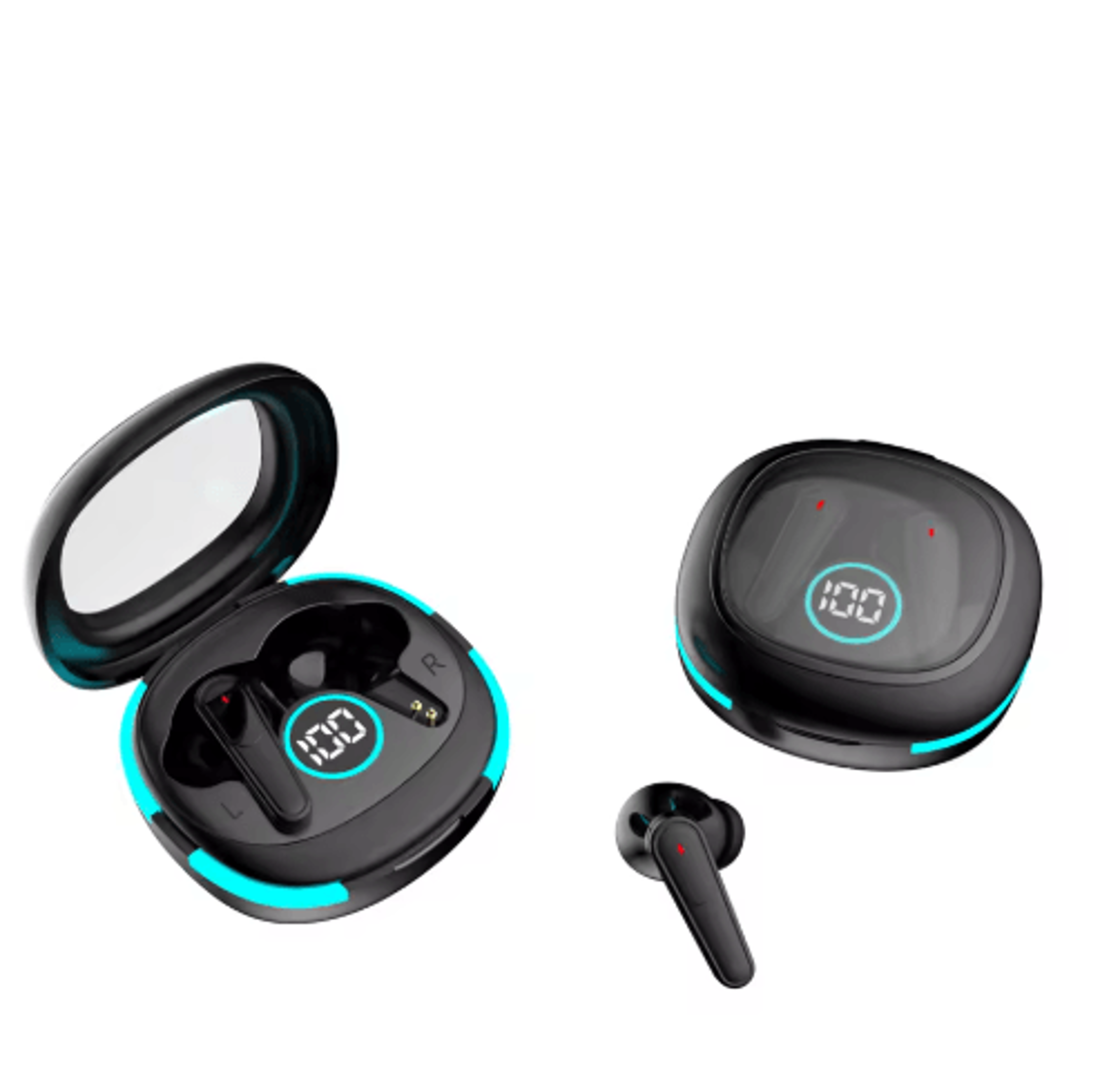 Plus50 ANCENC Wireless Earbuds  True Wireless Bluetooth Earphones With LED Display  Smart Touch 2