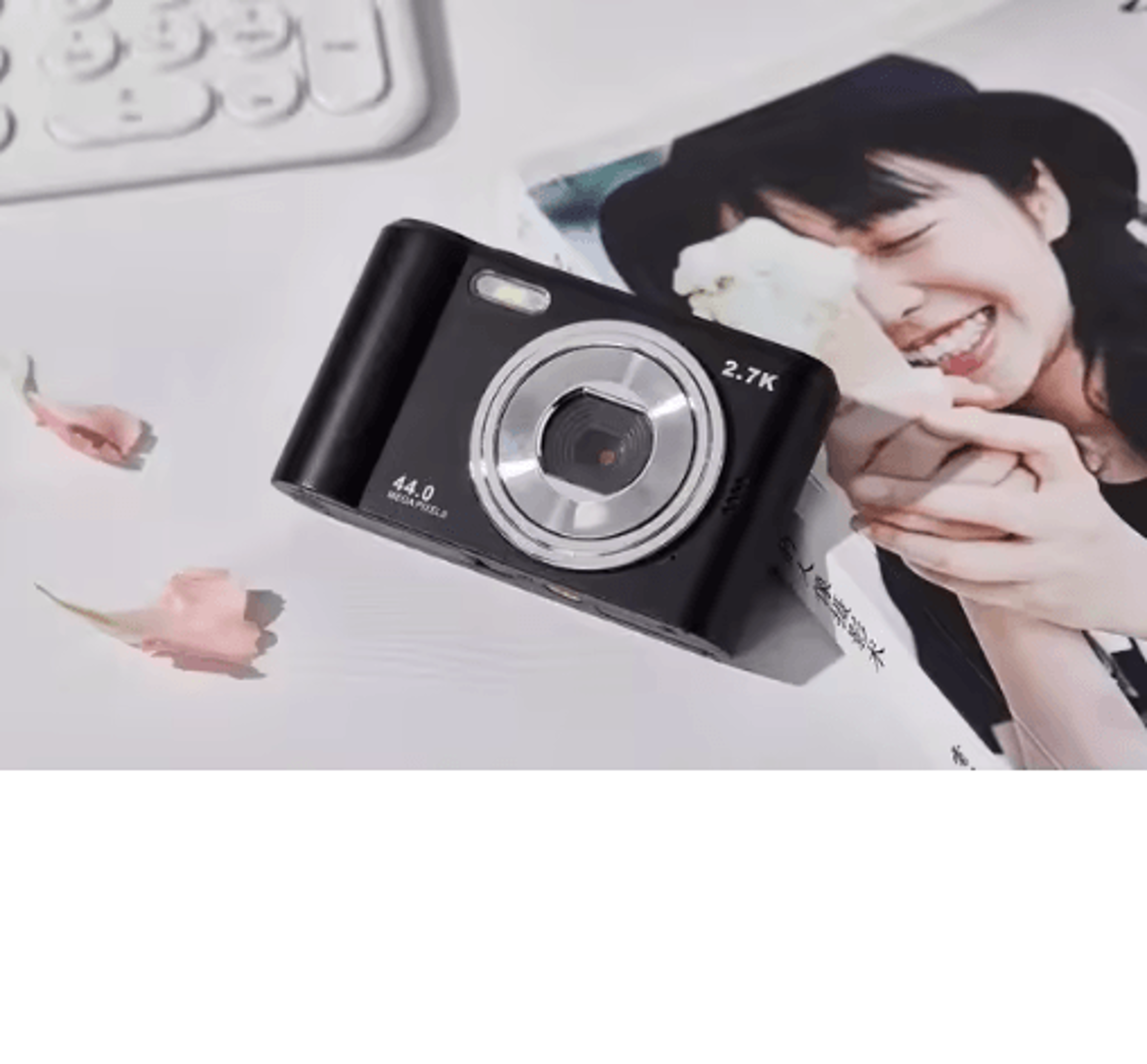 Kids Autofocus Digital Camera  1080P Compact Camcorder With 8times Zoom For Beginners 2