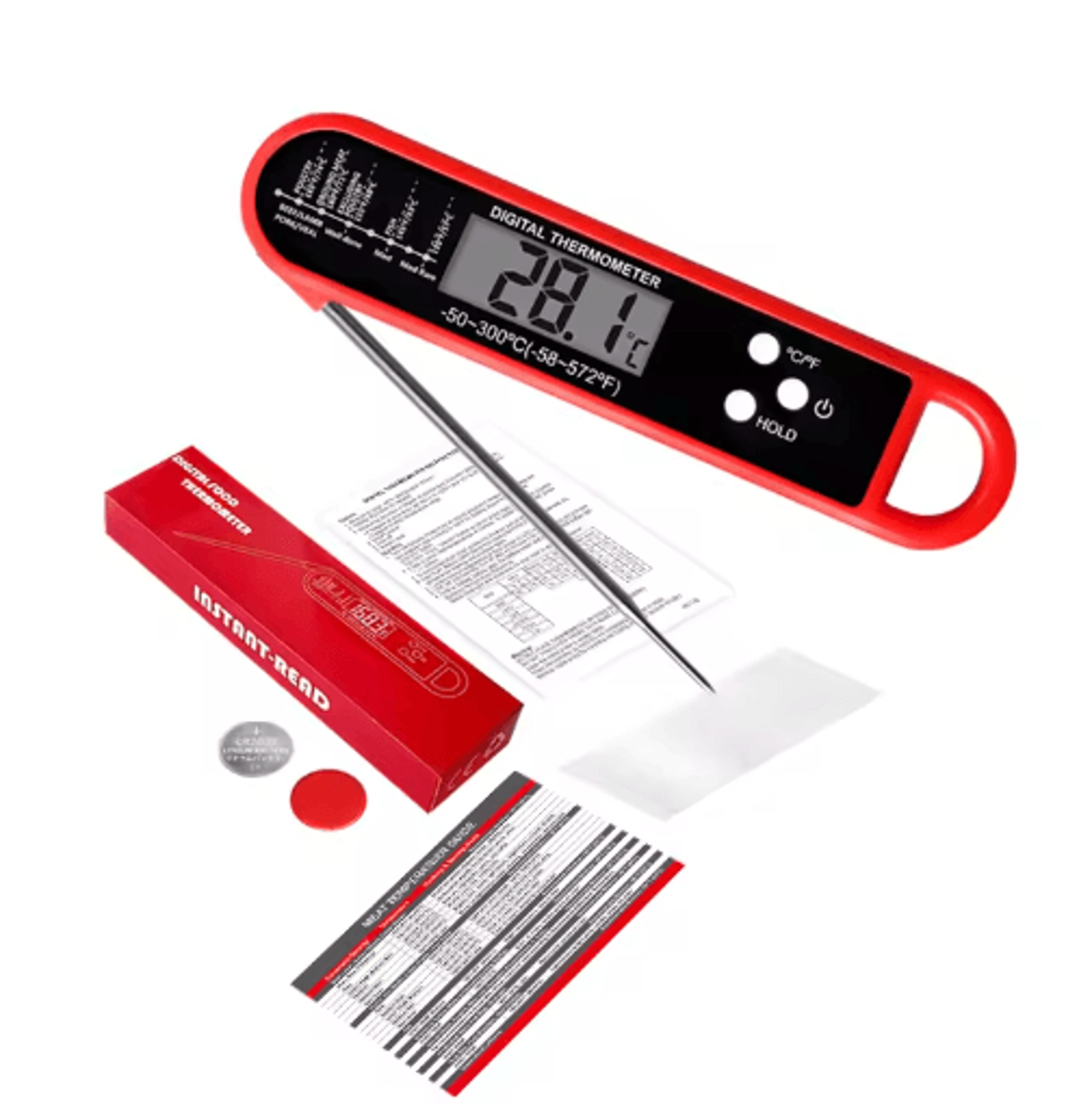 Accurate Digital Meat Thermometer  Instant Read BBQ  Kitchen Cooking Thermometer 2