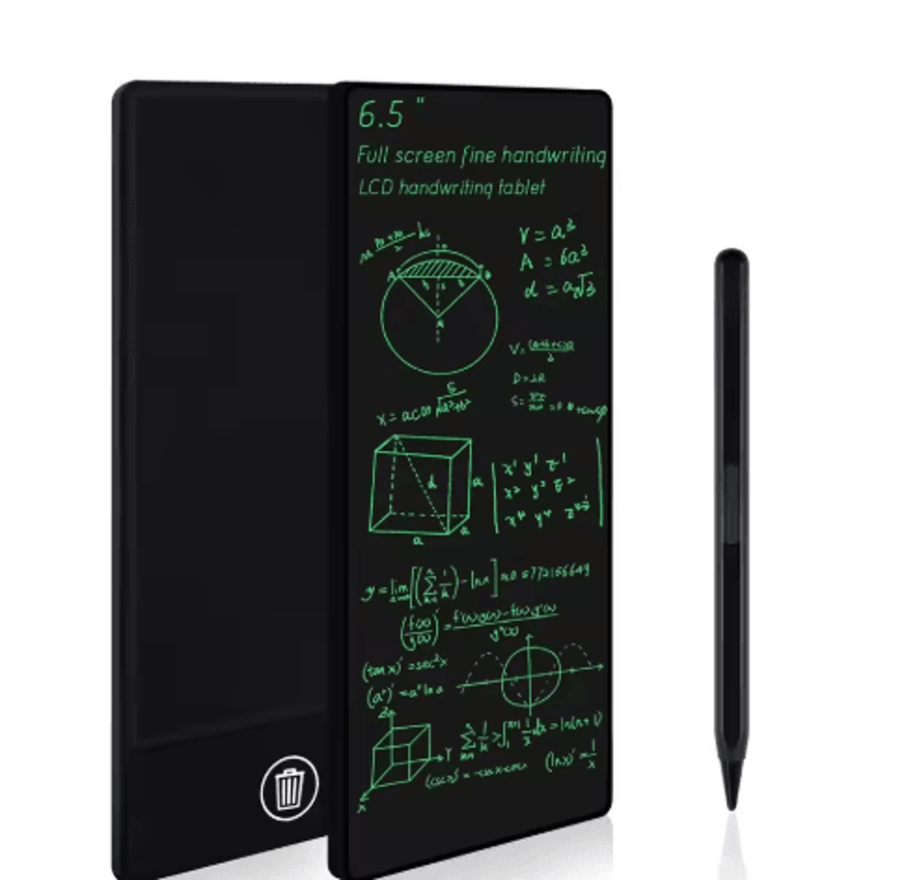 65 LCD Writing Tablet For Kids  Reusable Doodle Board  Digital Handwriting Pad For Home School  Off 6