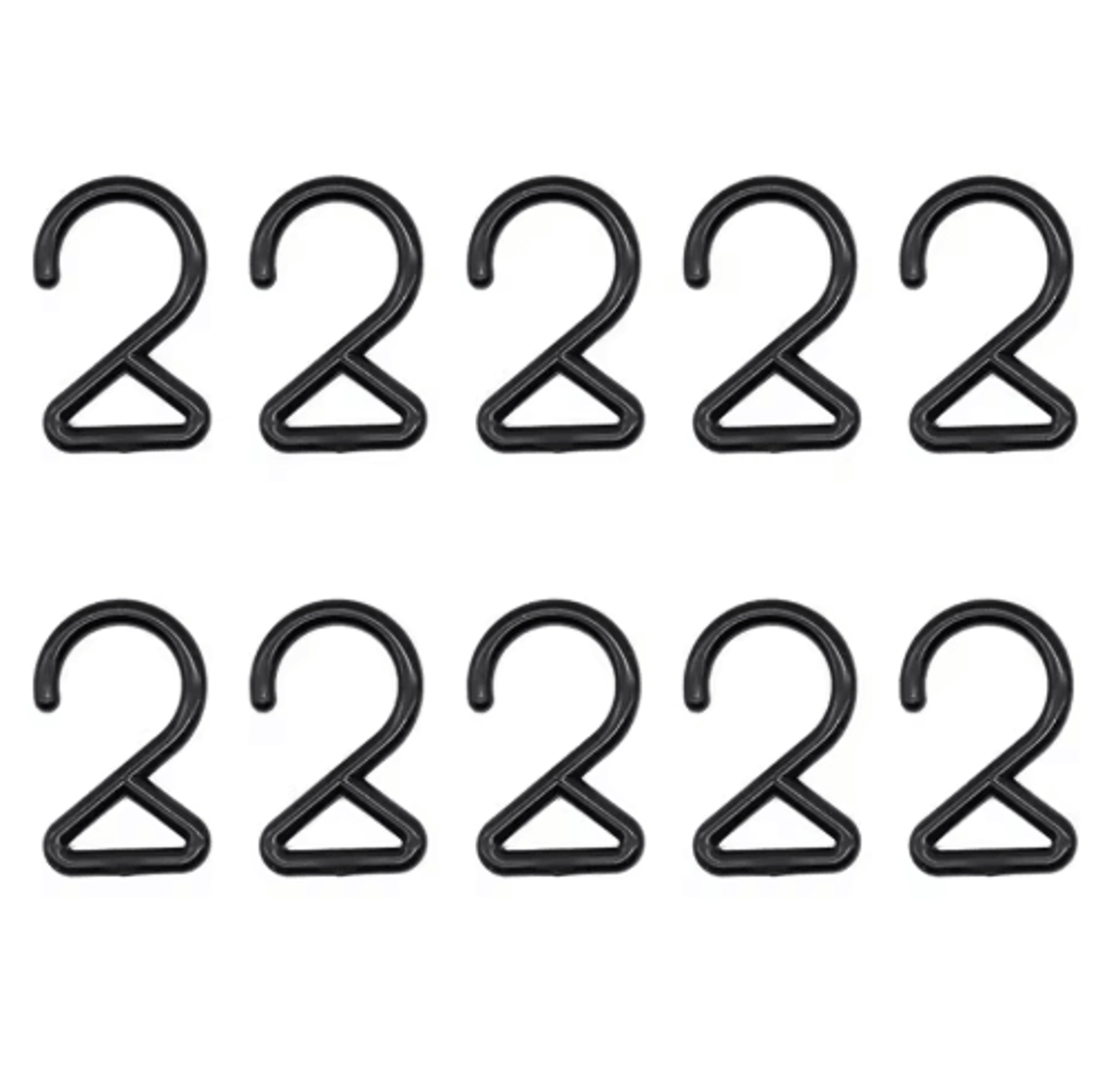 10PCS ZShaped Camping Hanging Hooks  Portable MultiPurpose Storage Hangers For Outdoor  Travel 2