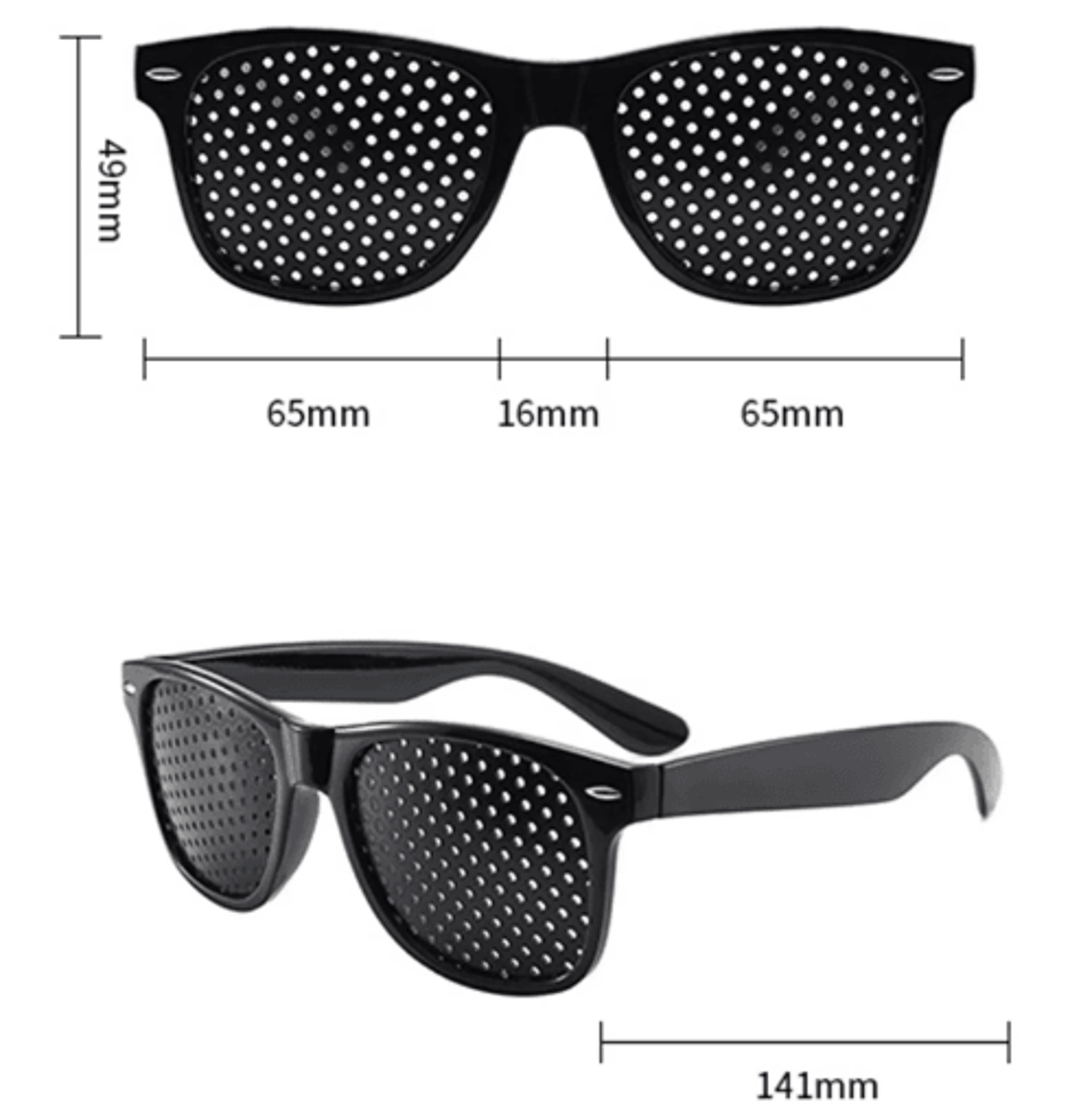 AntiMyopia Pinhole Glasses For Vision Correction  Eye Fatigue Relief 8