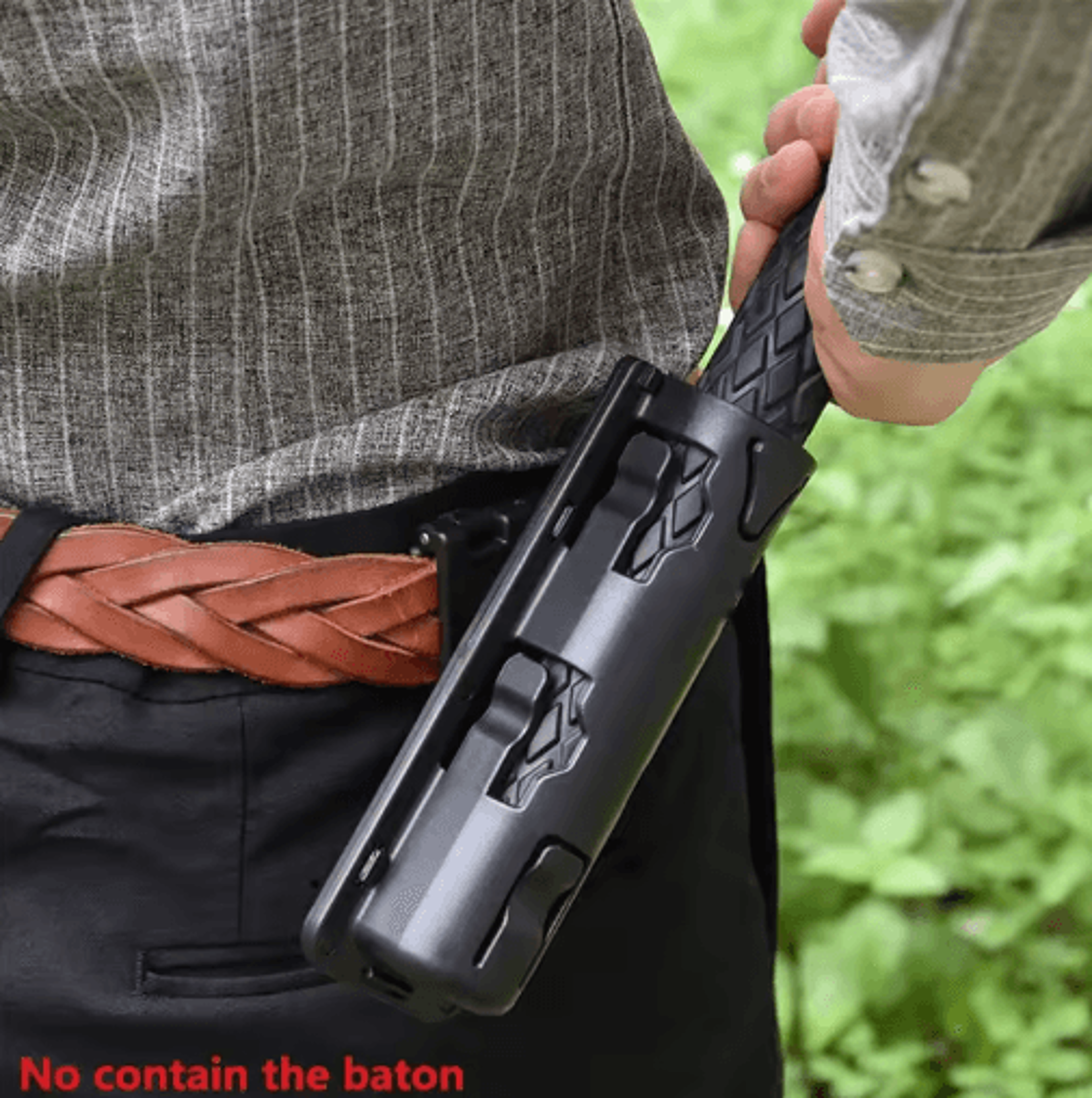 360 Rotating Retractable Baton Holster For Tactical  Outdoor Carry 8