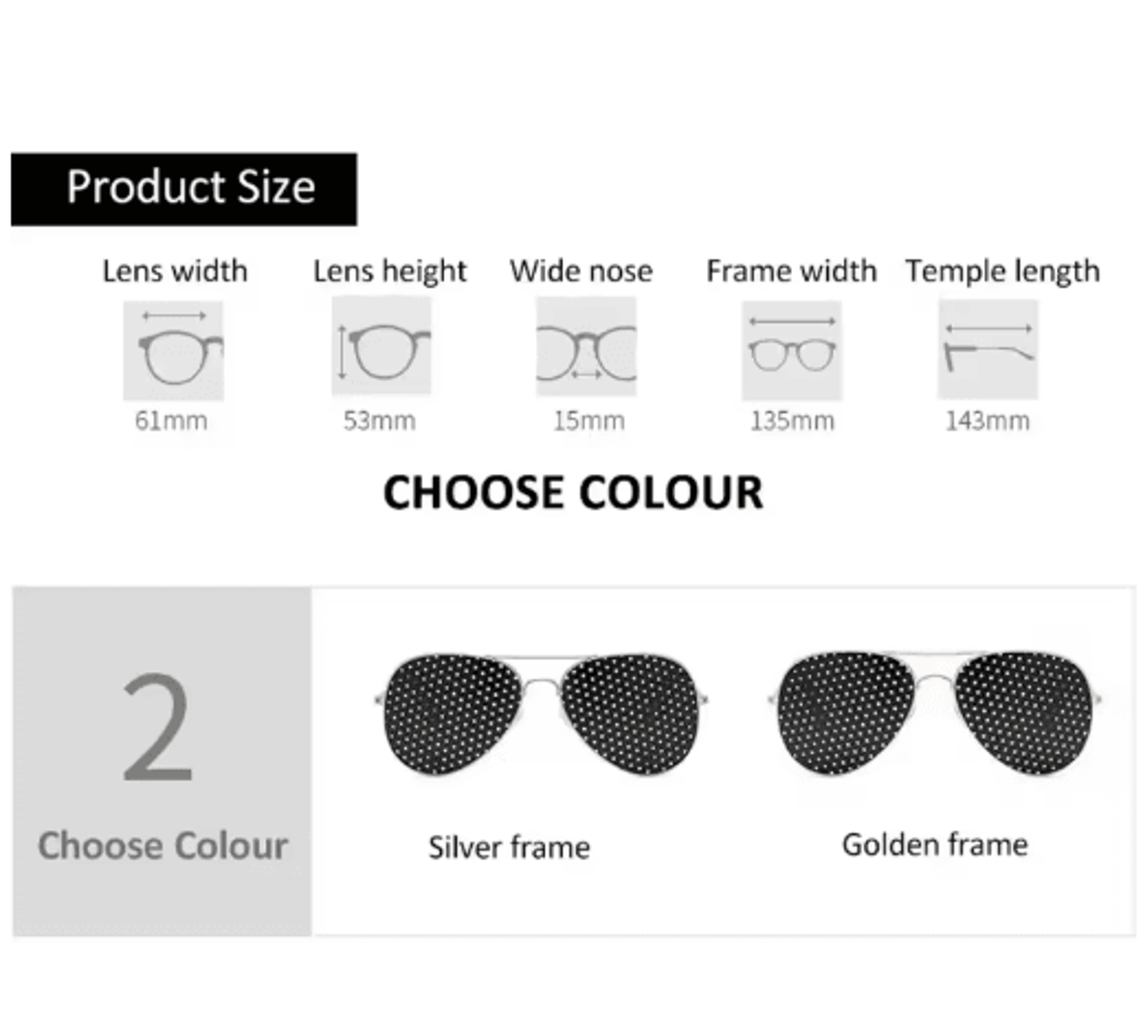 AntiMyopia Pinhole Glasses For Natural Vision Support 13