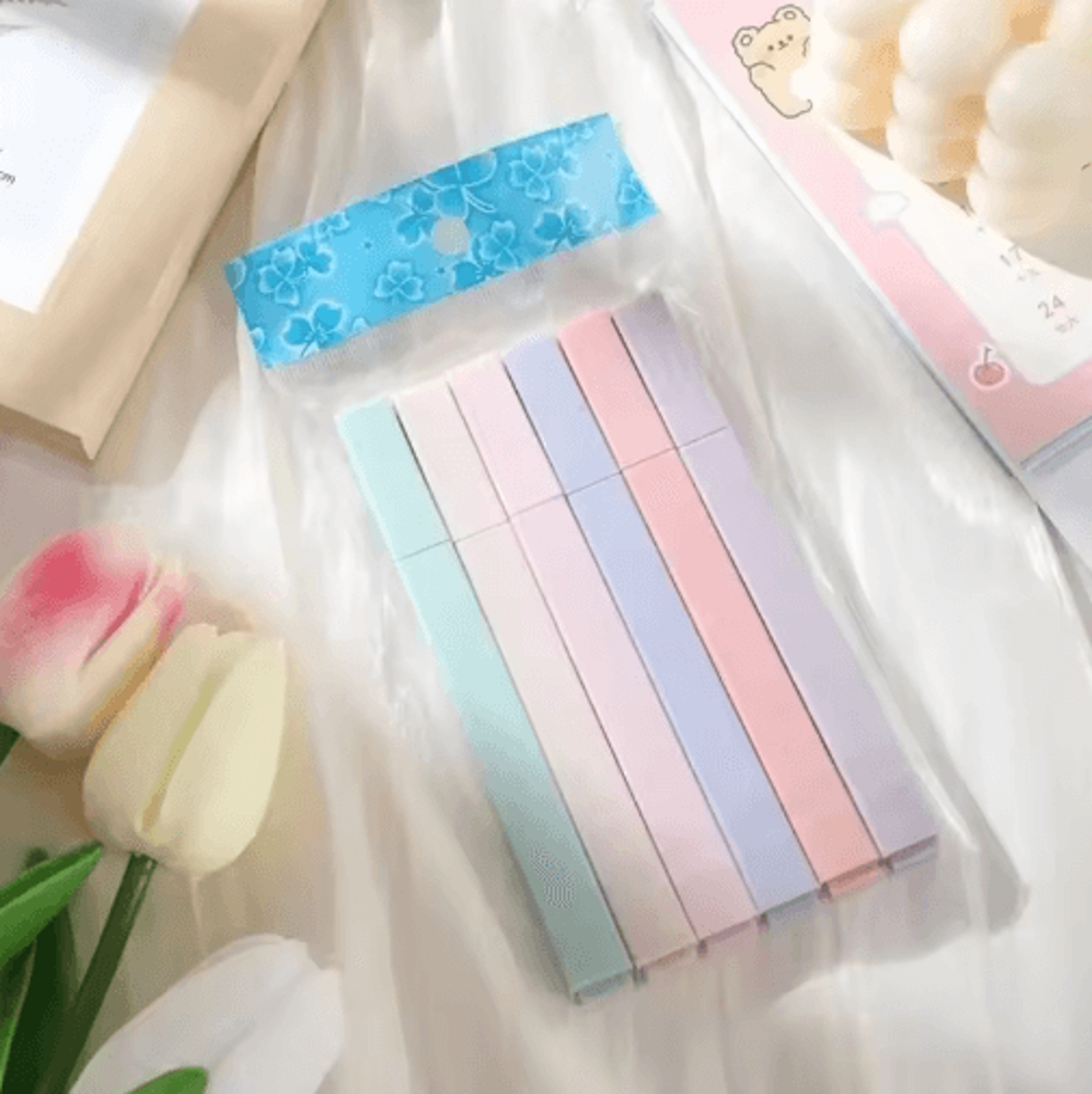 6PCS Pastel Highlighter Set For School Study  Creative Journaling 4