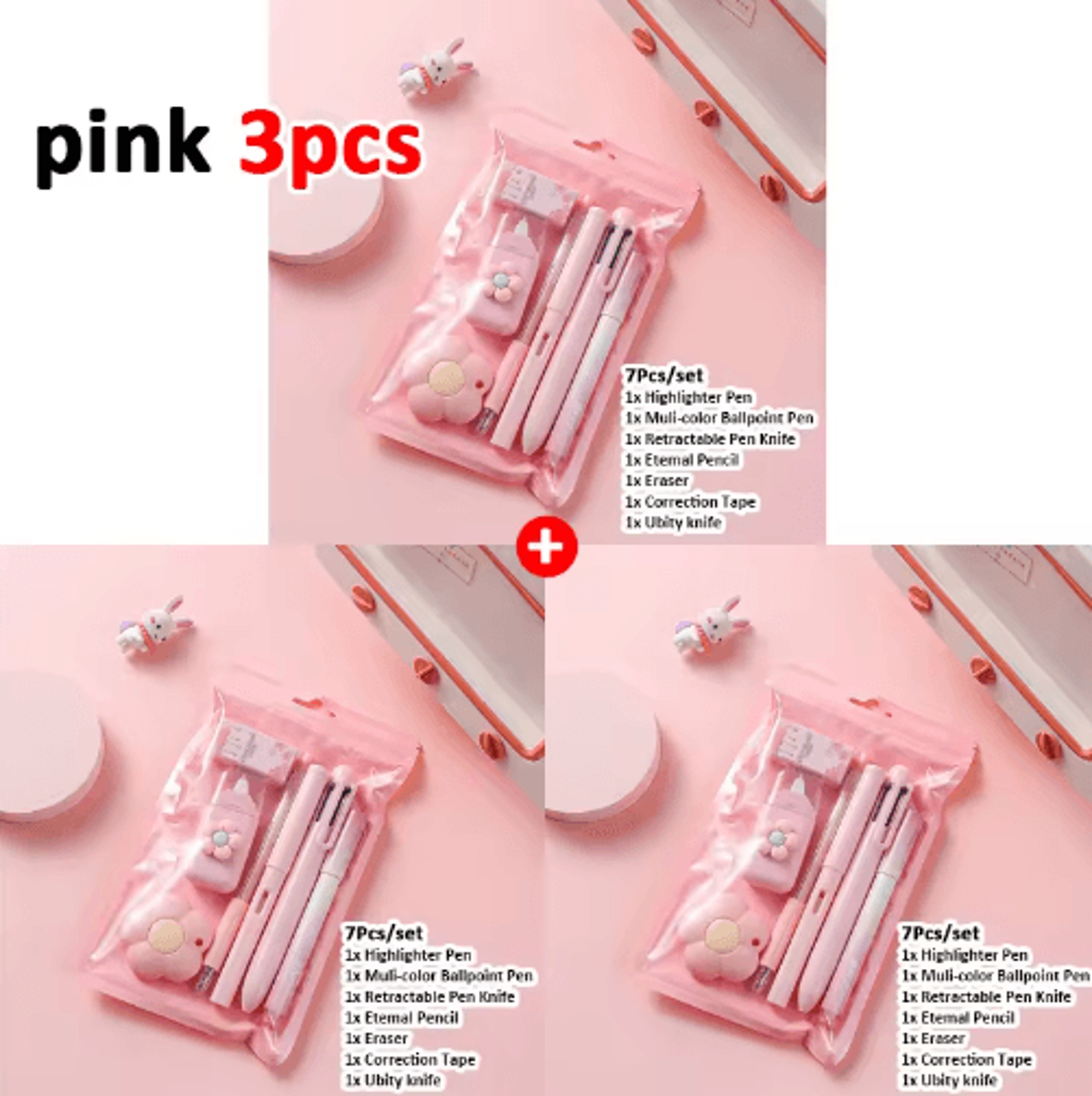 7in1 Stationery Gift Set For School Office  Kids 8