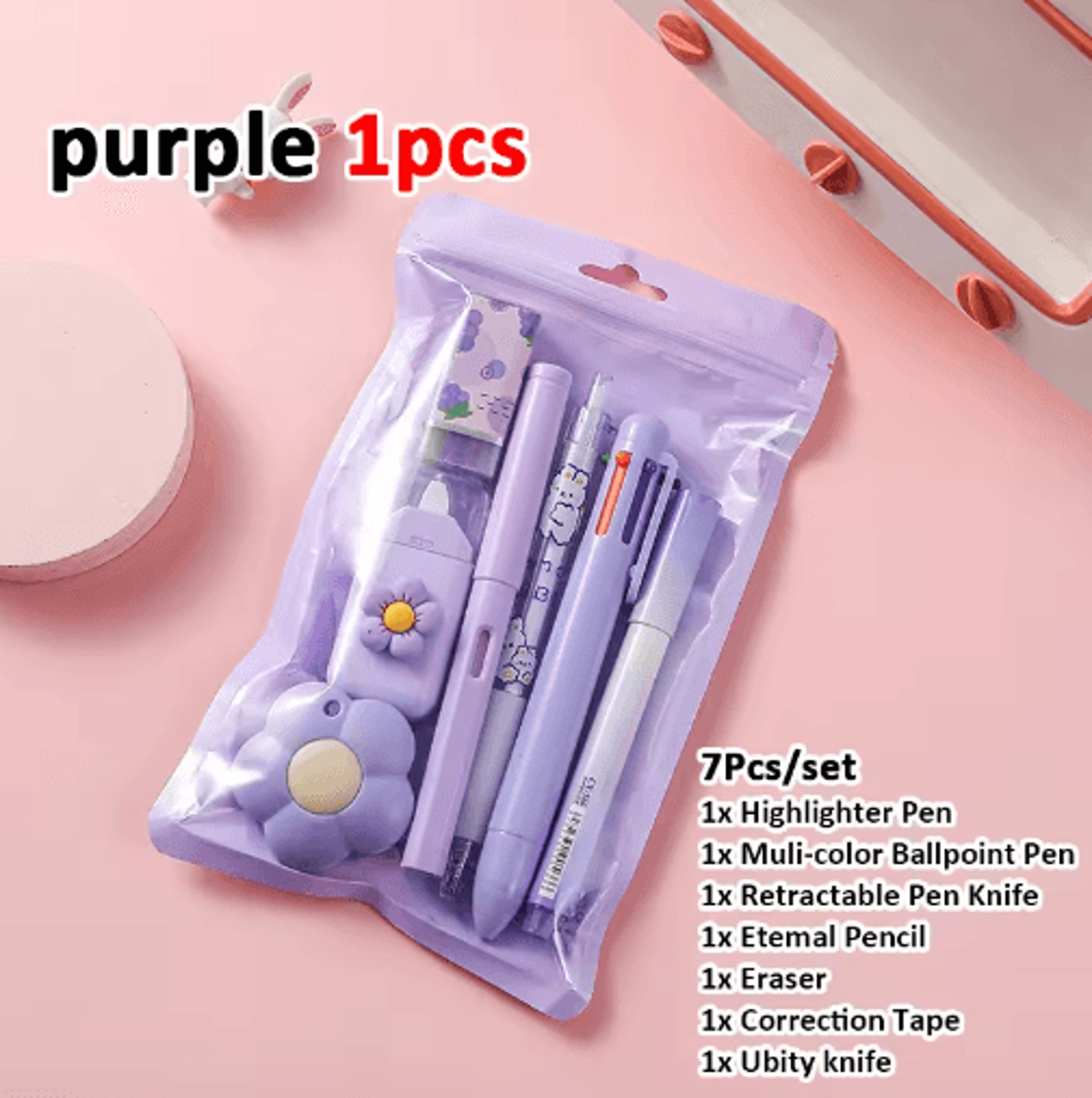 7in1 Stationery Gift Set For School Office  Kids 21