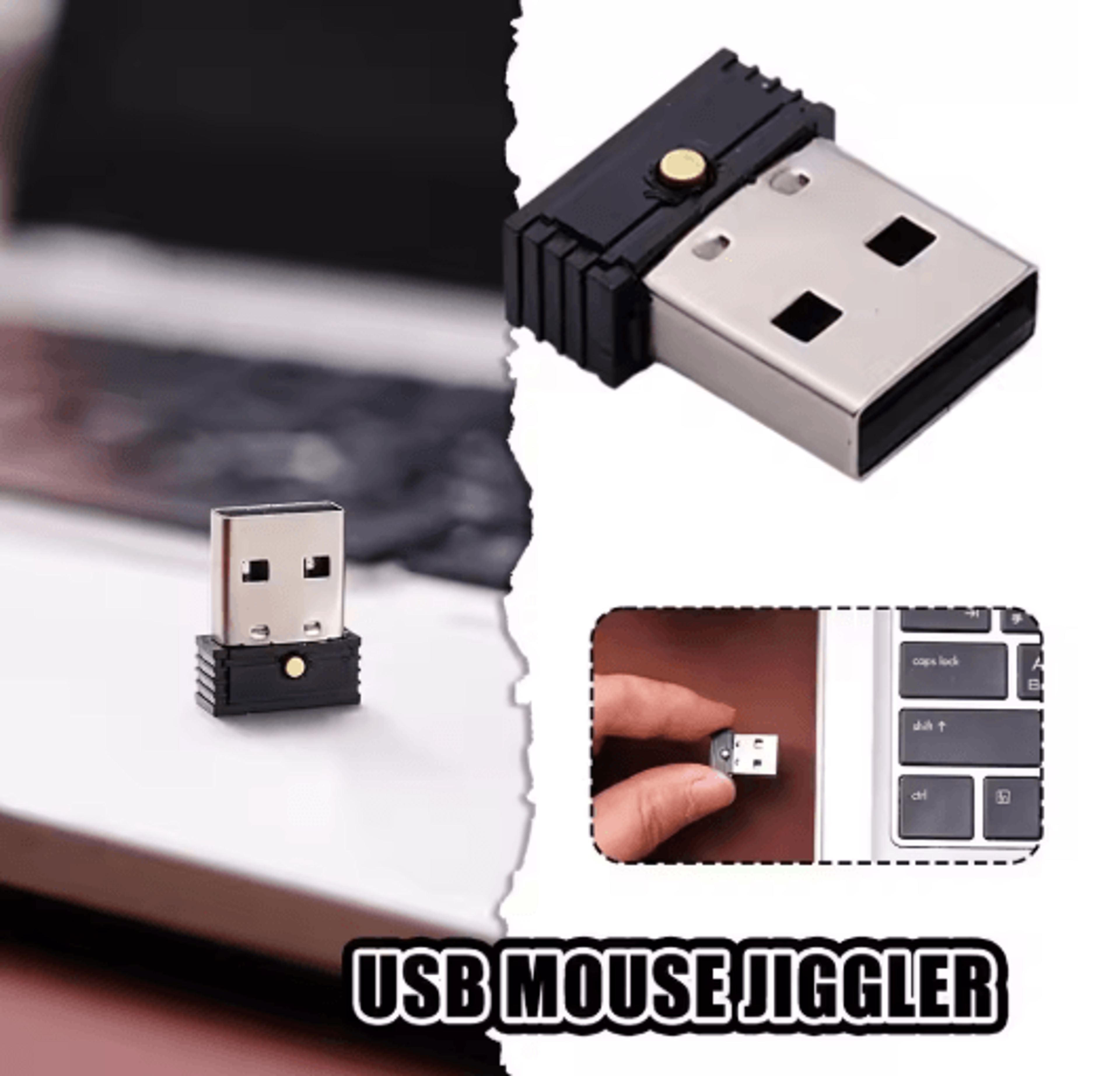 USB Mini Mouse Jiggler For Automatic Computer Activity Simulation 4
