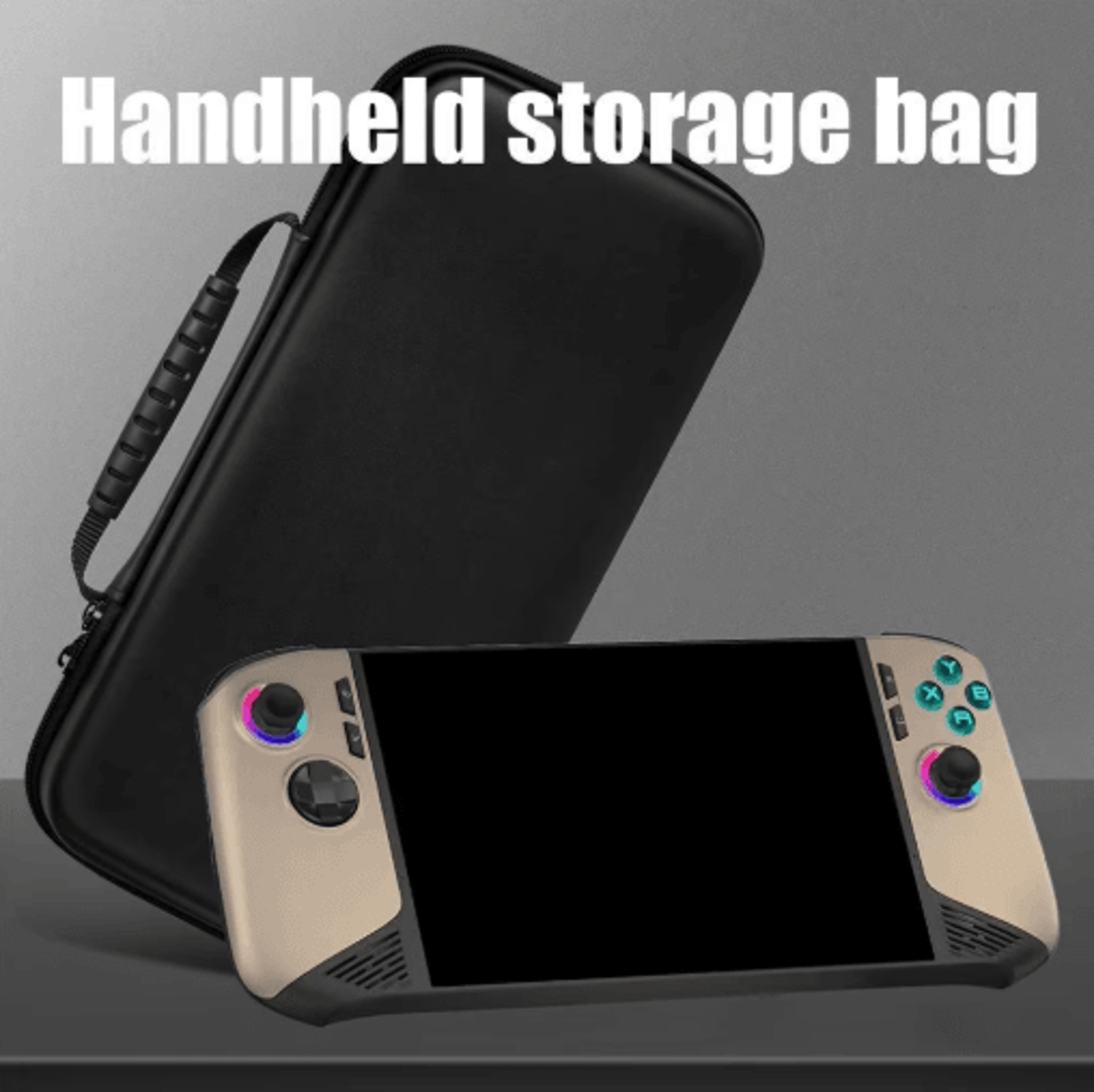eva hard protective travel case for msi claw gaming console