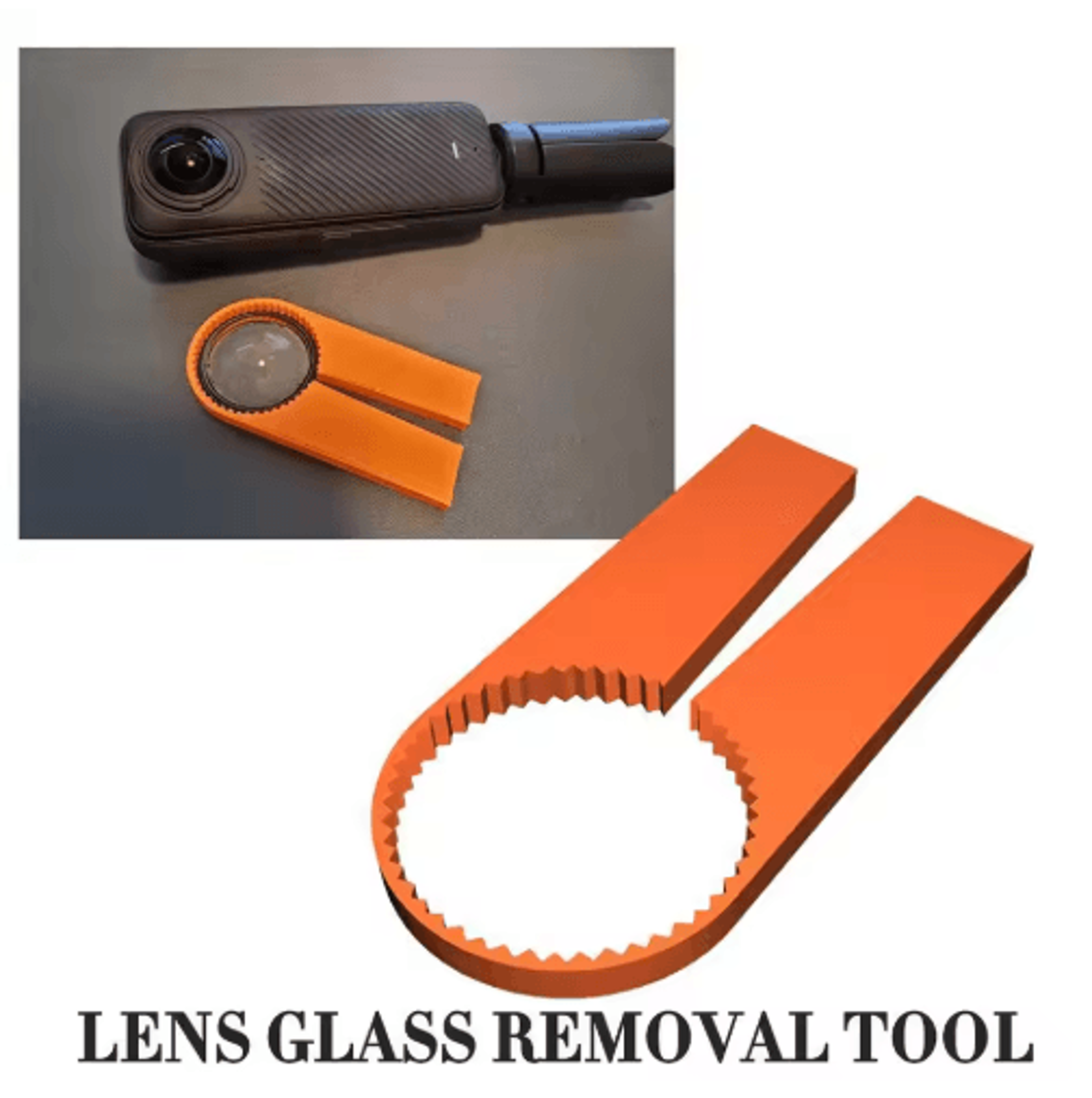 lens glass removal tool for insta360 x4 action camera