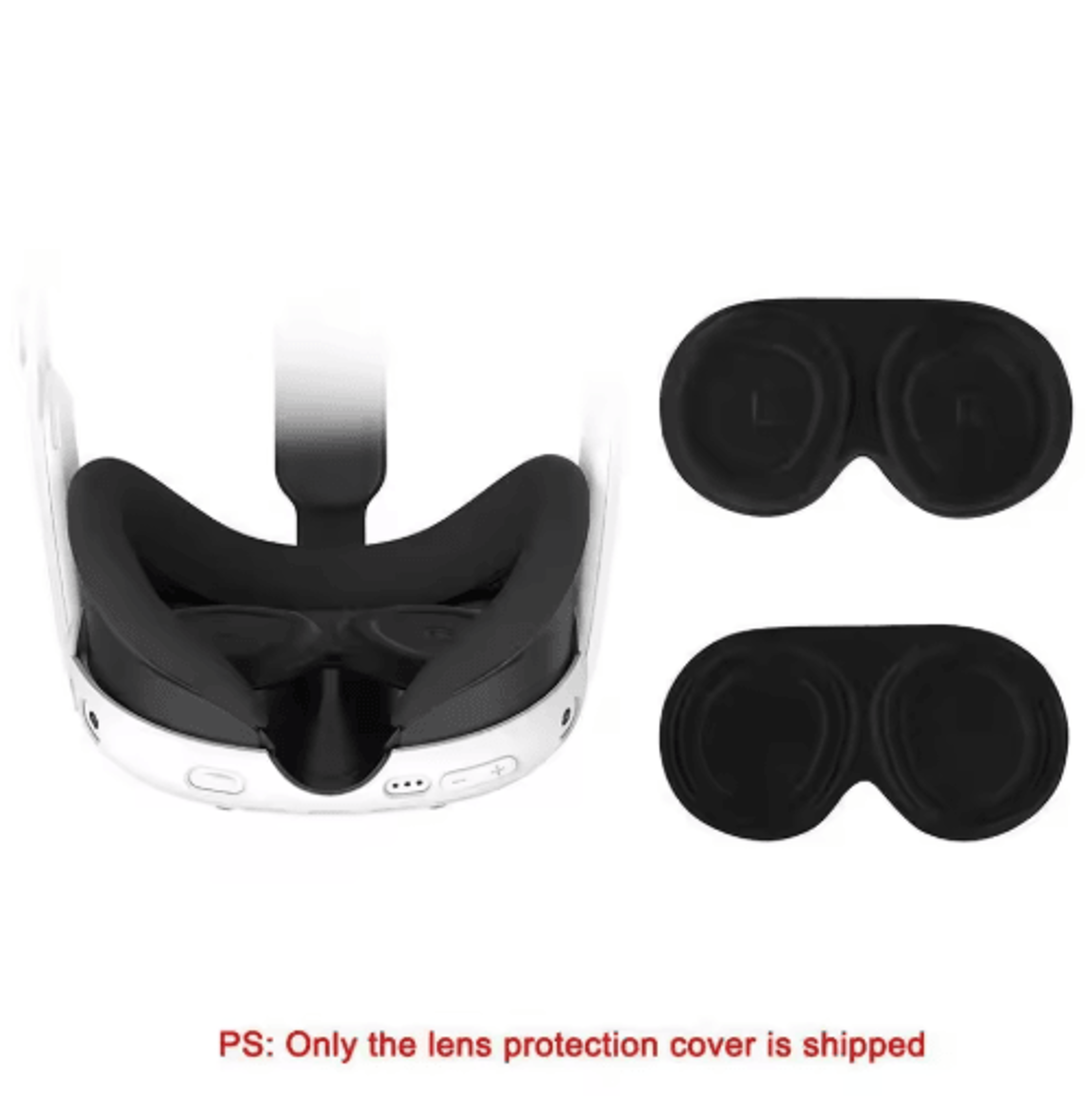 dustproof anti-scratch vr lens protector cover for meta quest 3
