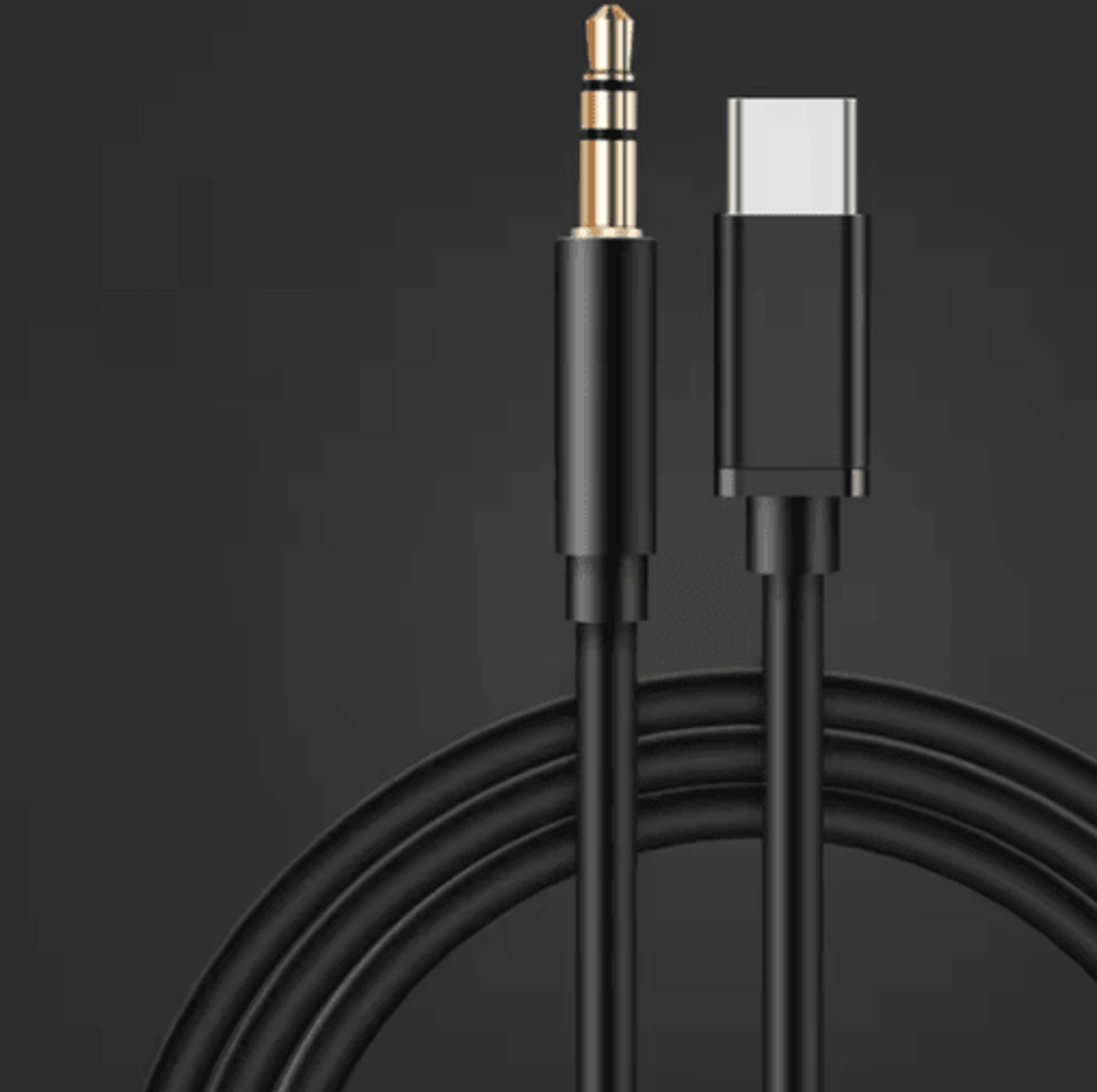 usb-c to 3.5mm aux audio cable for phones & car audio