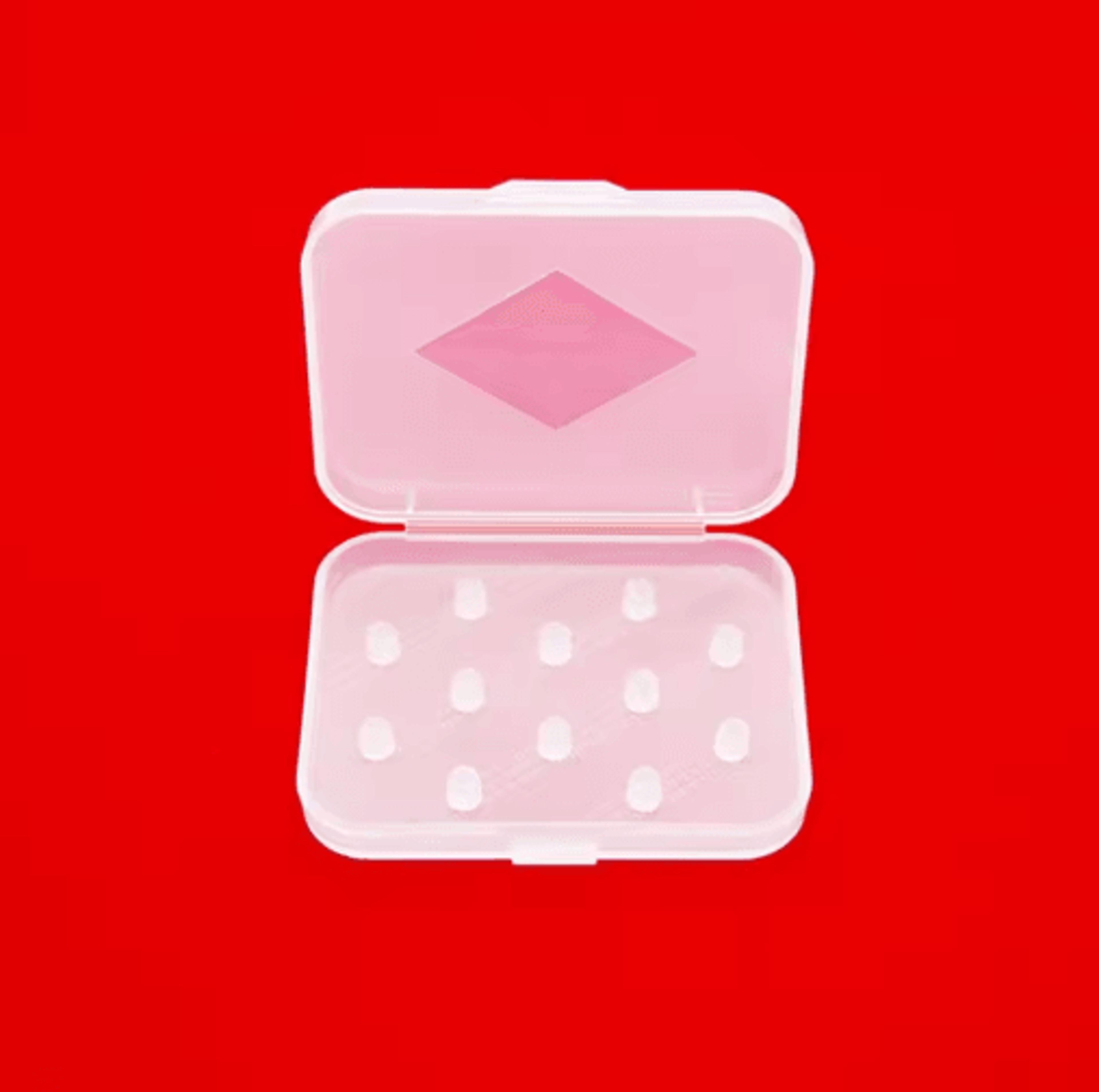 Portable Transparent Eartip Storage Box For Silicone  Memory Foam Tips 5