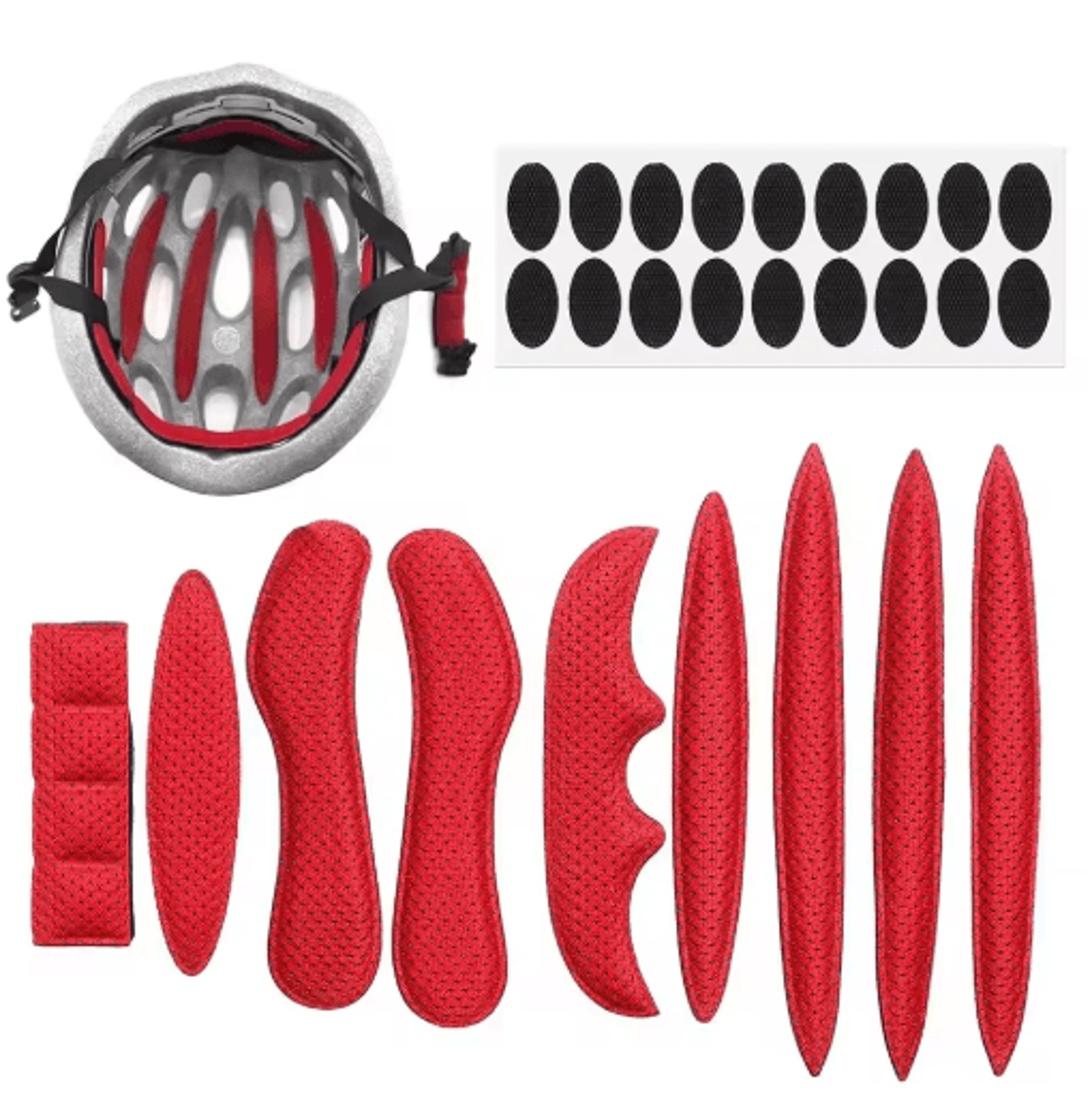 27PCS Universal Helmet Padding Kit For Motorcycle  Cycling Helmets 0