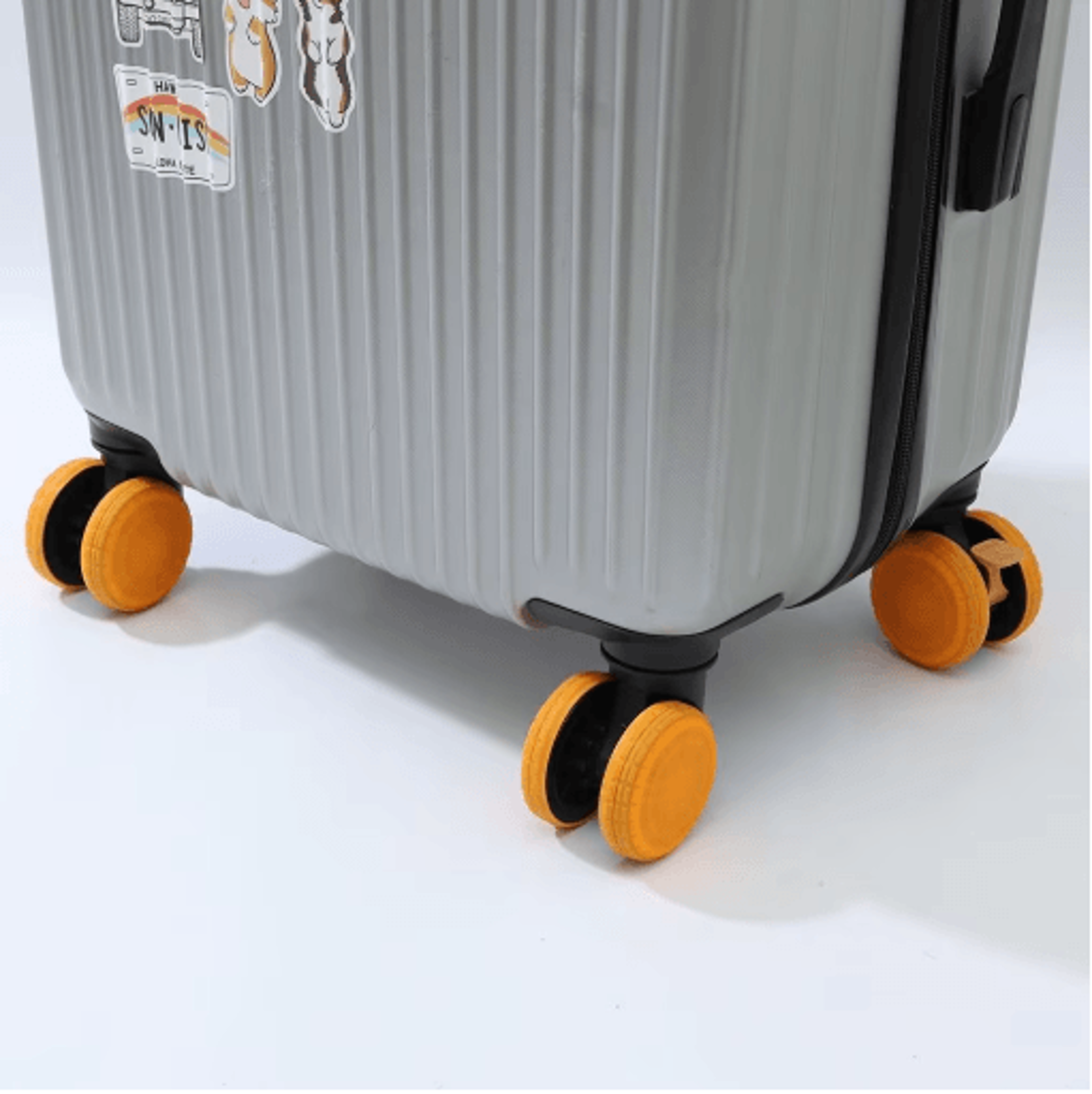 Luggage Wheel Protectors Silicone Covers For Quiet  Smooth Travel 9