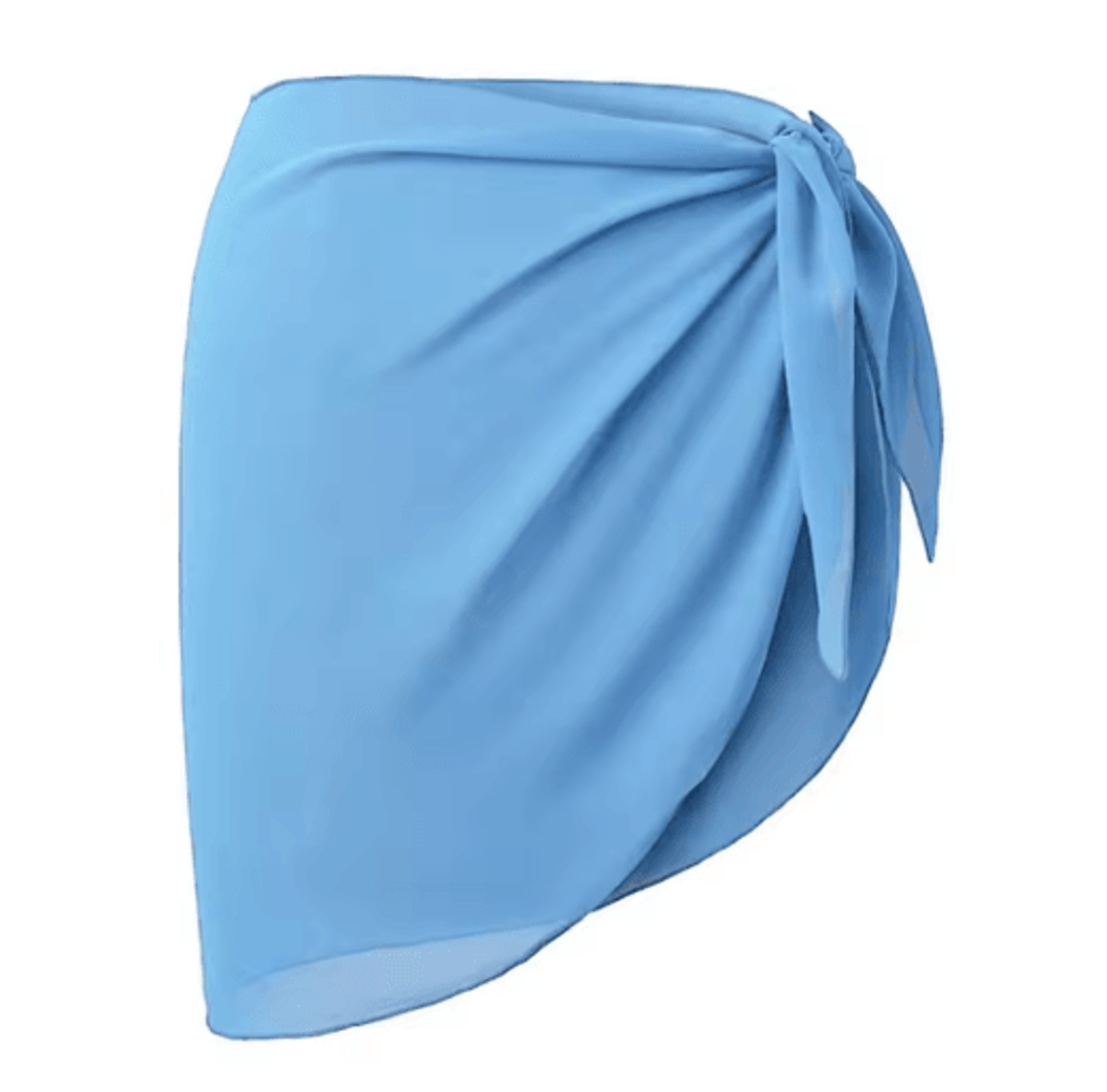 Sheer Chiffon Sarong Cover Up For Beach  Swimwear Style 1