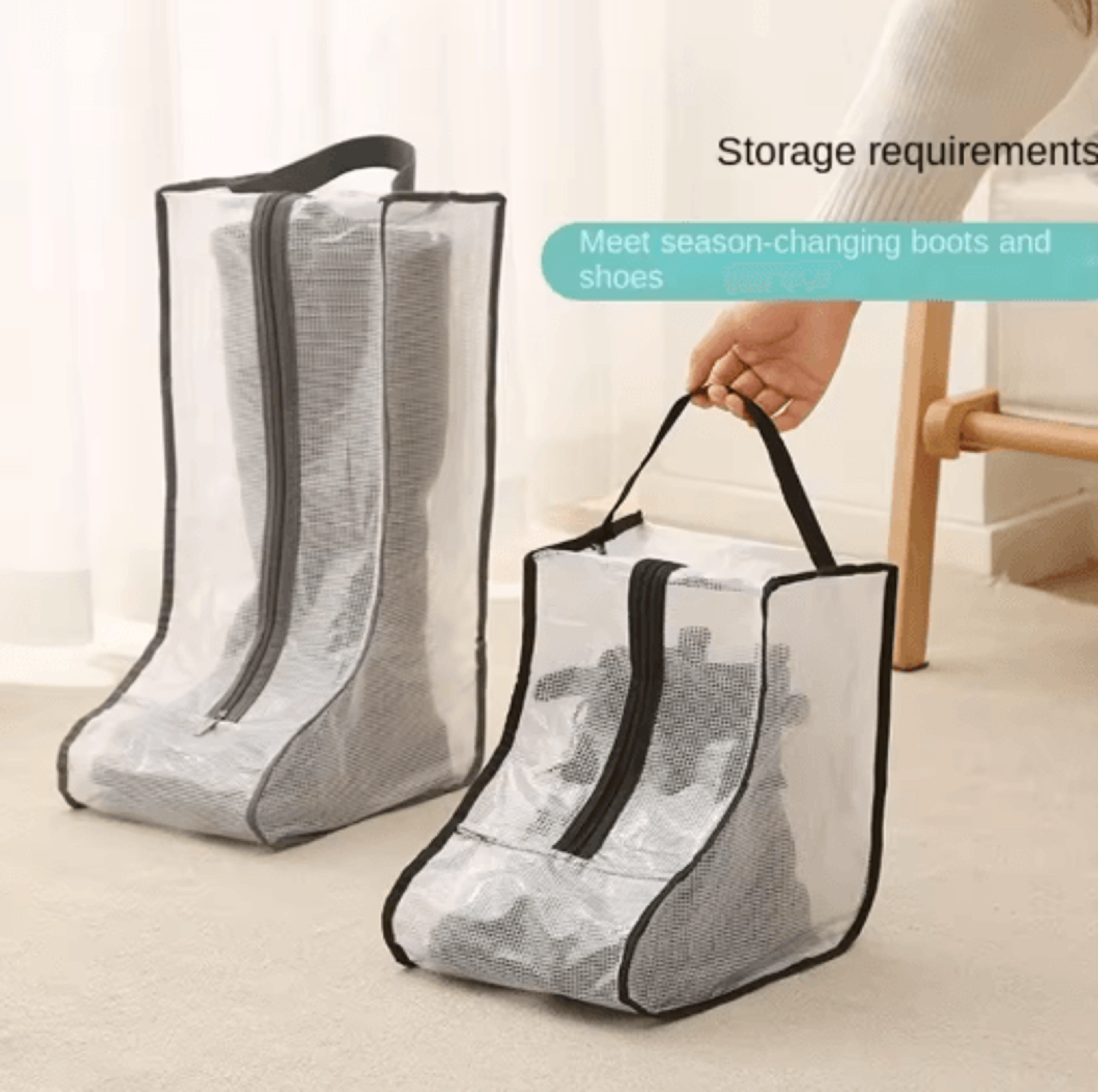 Waterproof Boot Storage Bag For Travel  Home Organization 13