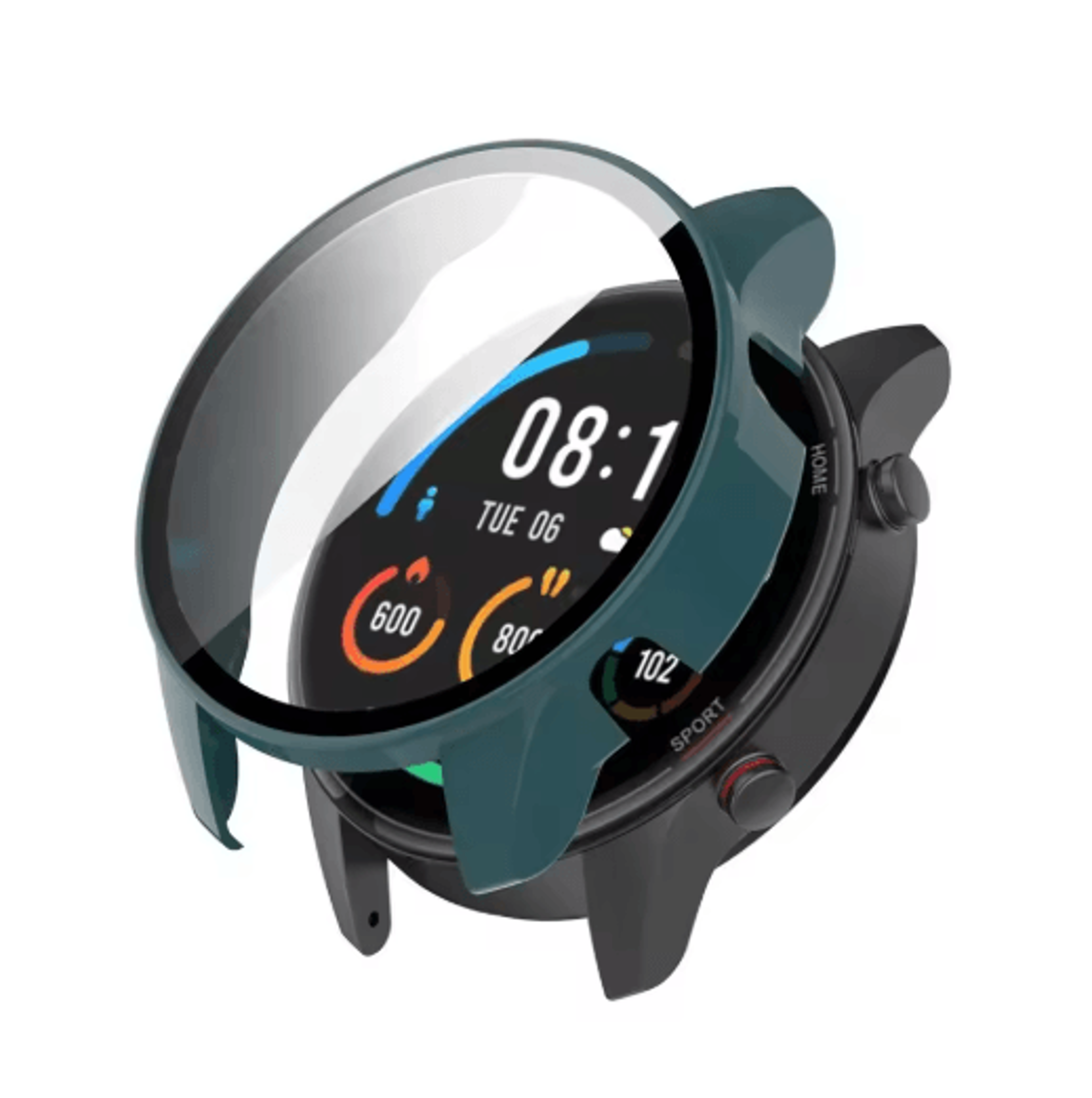 Full Protective Case With Tempered Glass For Xiaomi Mi Watch Color  Sport 10