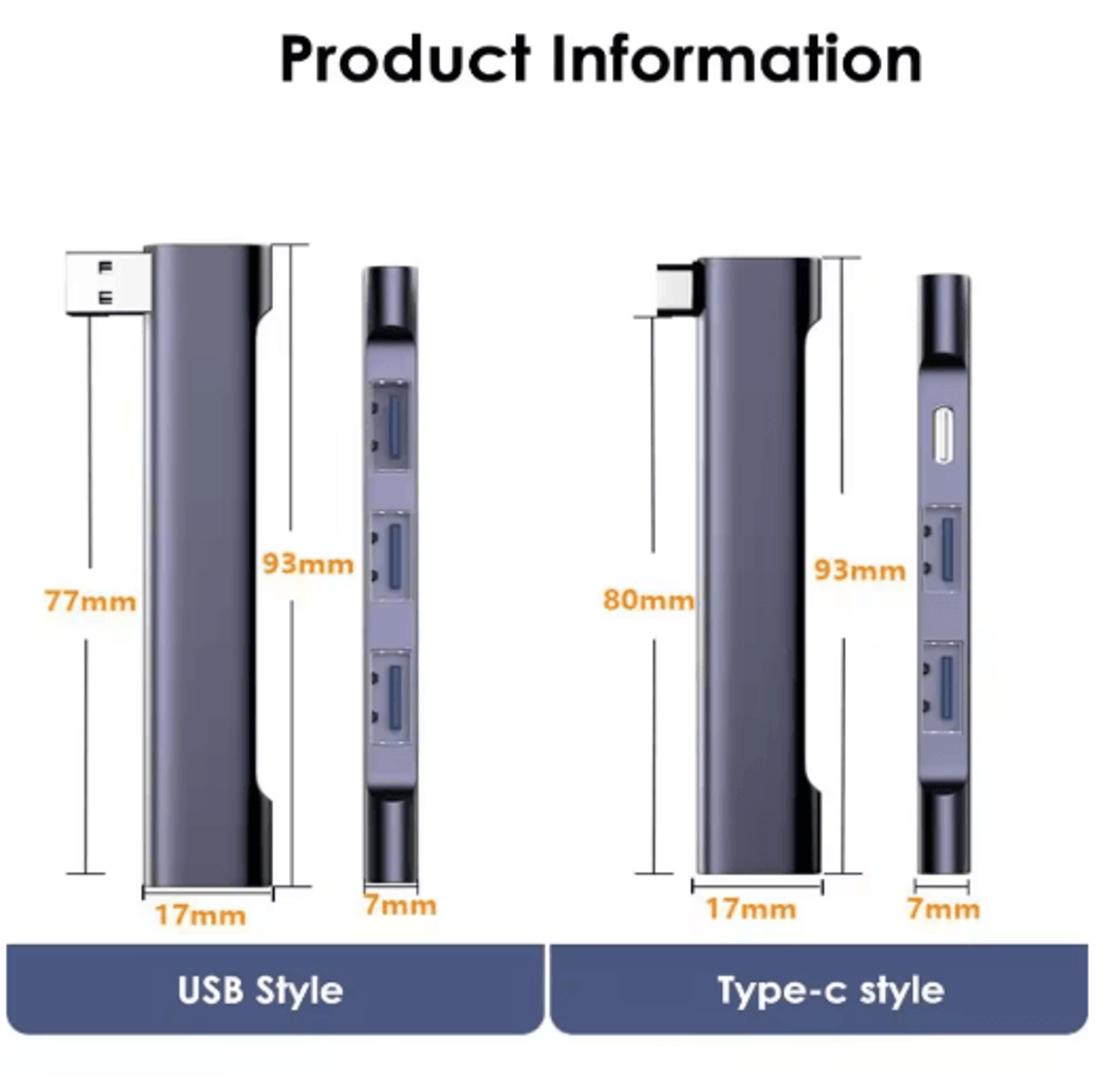 USBC Hub Docking Station With USB 30  PD Charging Support 5