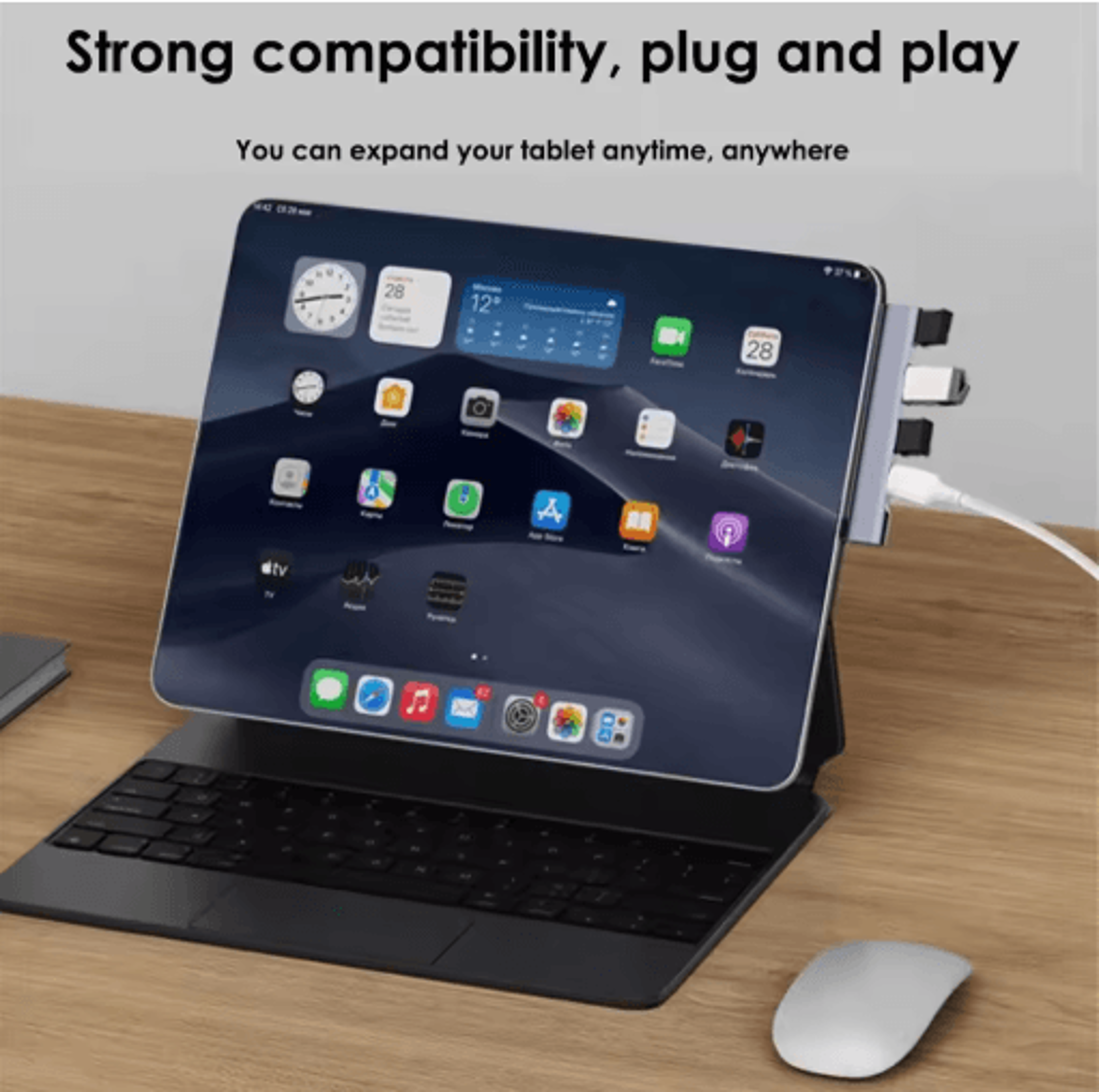 USBC Hub Docking Station With USB 30  PD Charging Support 6