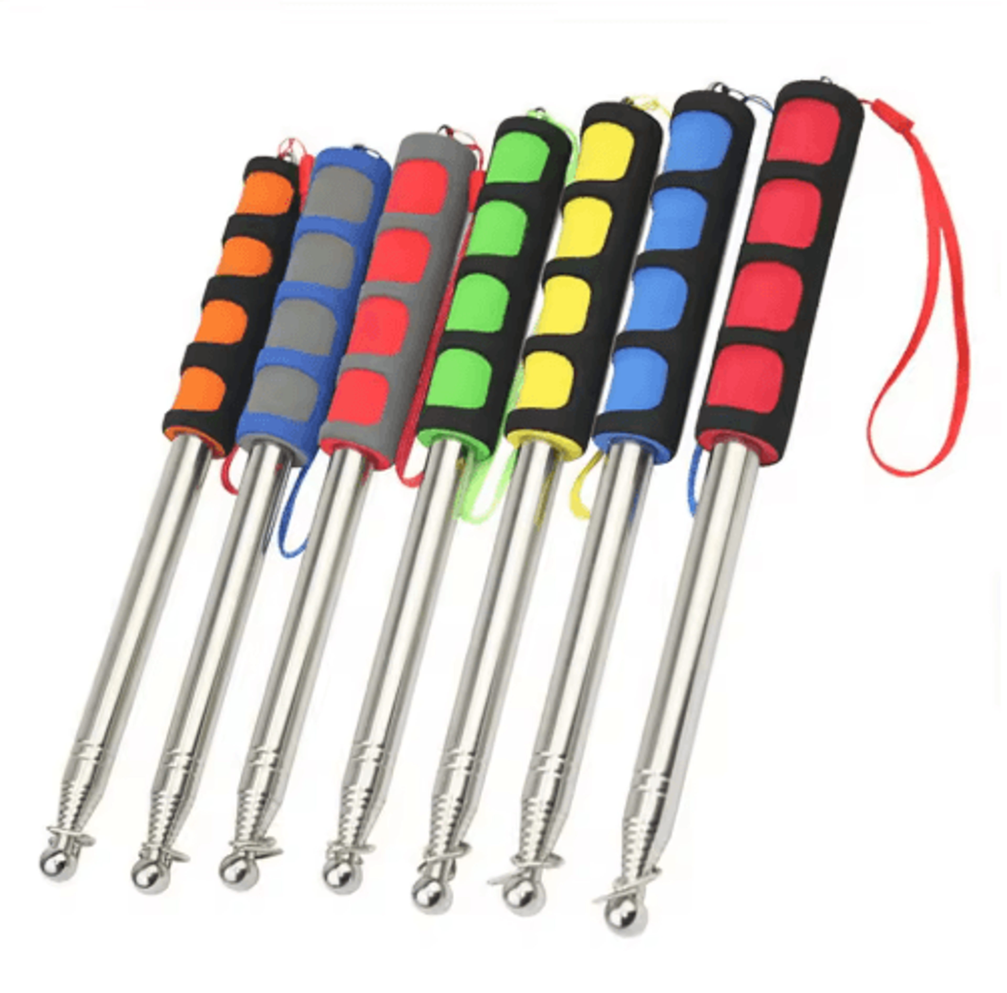 Telescopic Stainless Steel Flagpole Pointer For Teaching  Tours 0