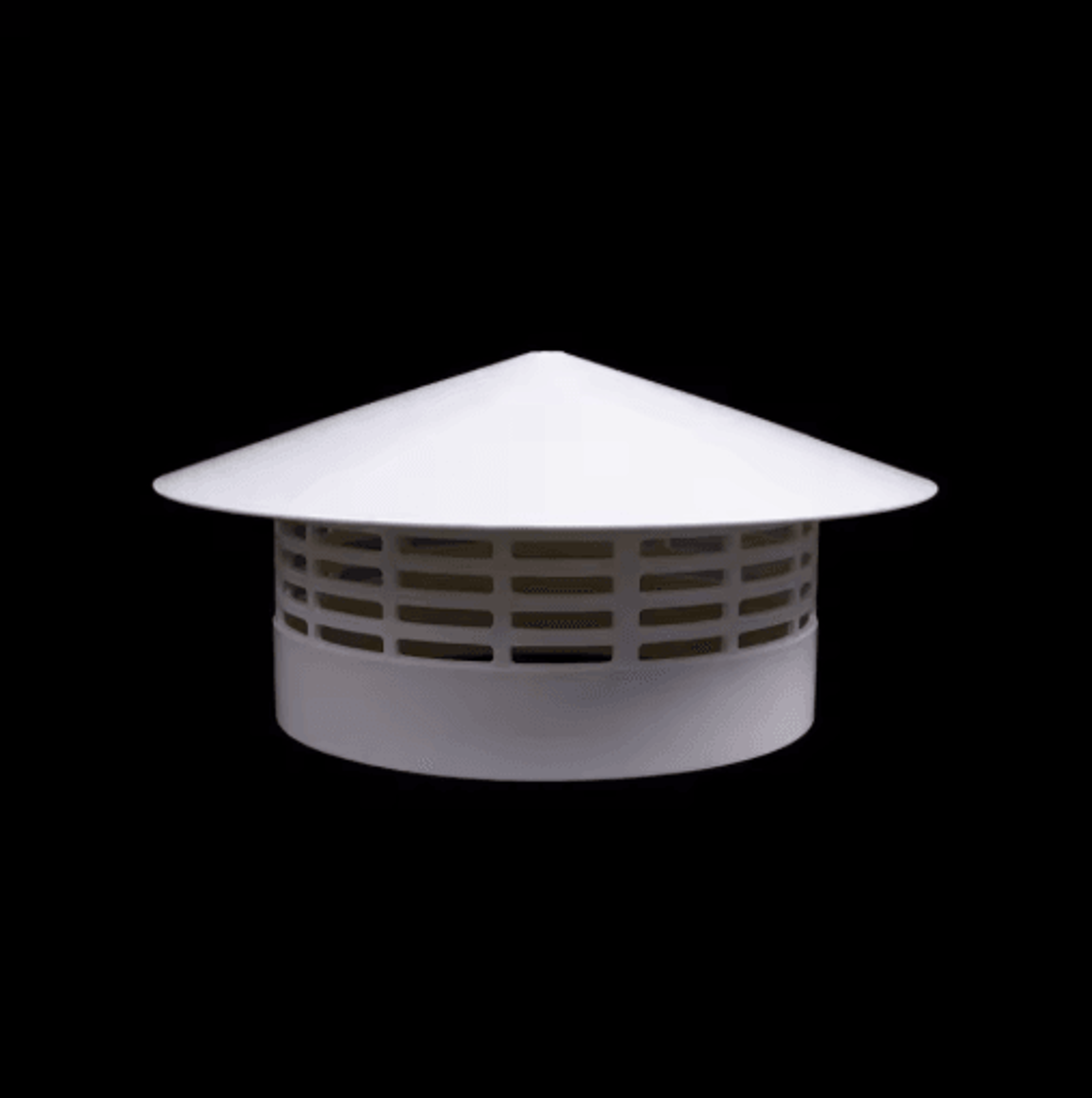 PVC Roof Vent Cap For Round Duct Ventilation  Exhaust Systems 8