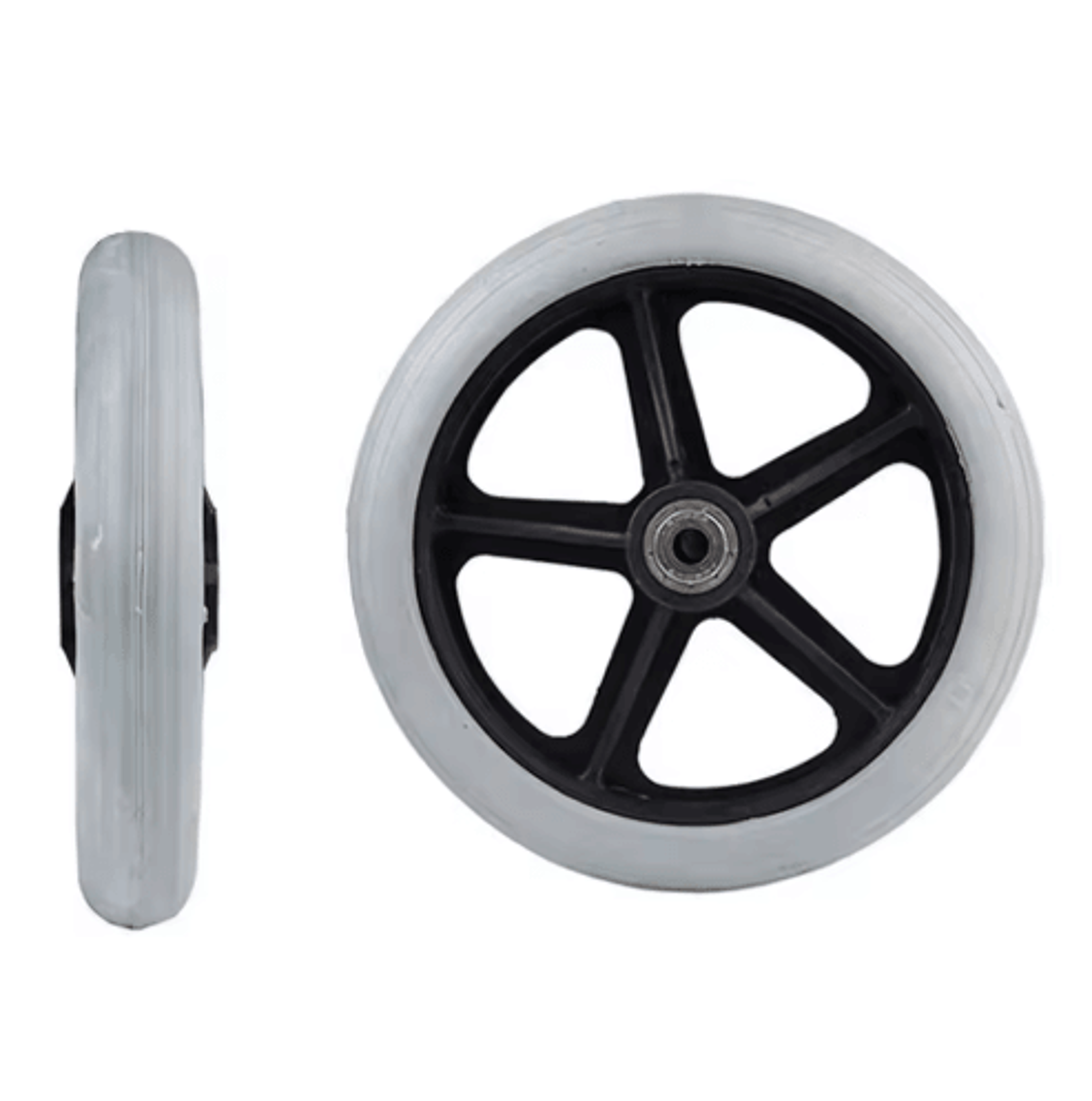 HeavyDuty Solid Wheelchair Front Caster Replacement Wheel 5