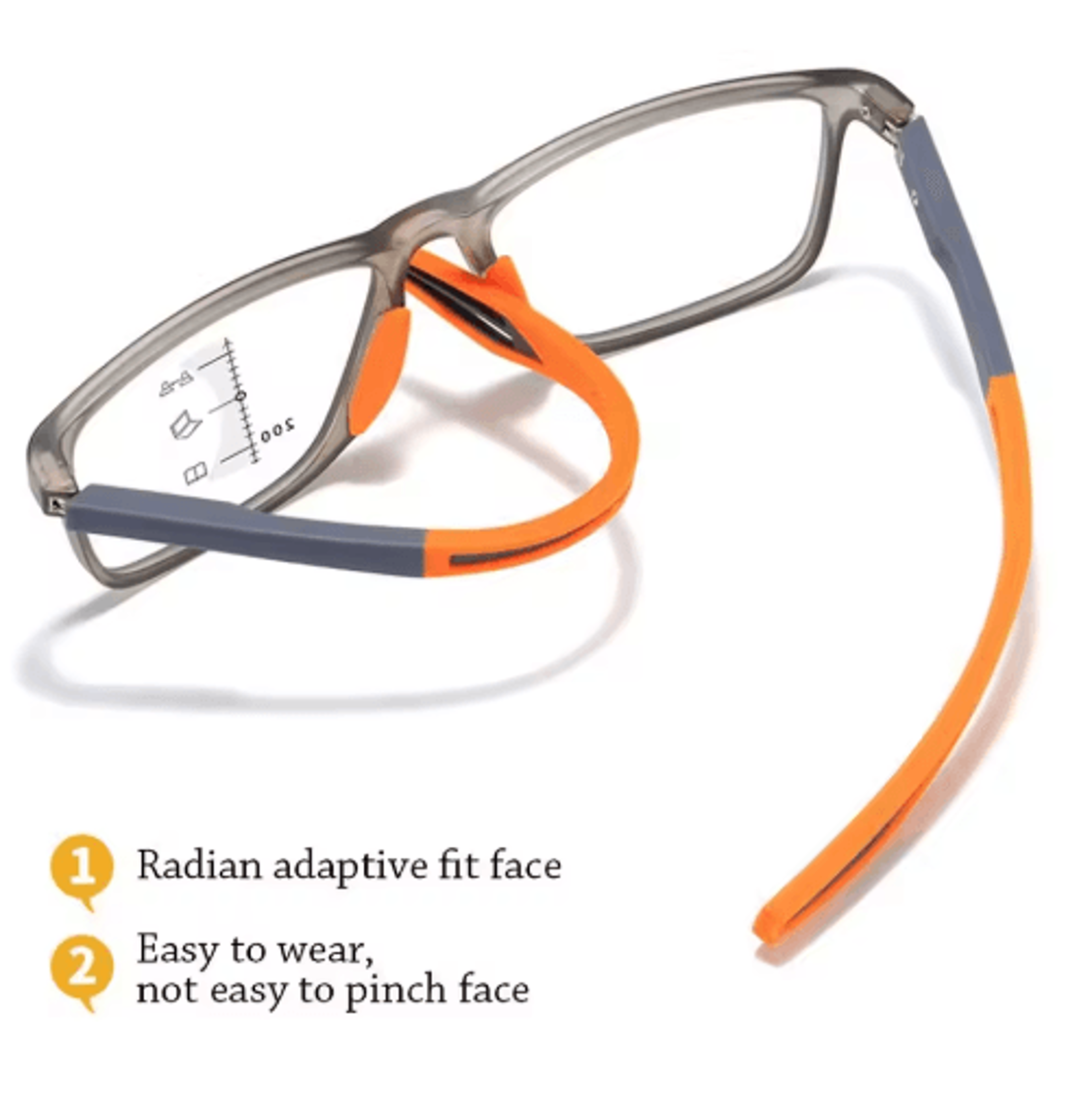 TR90 Progressive AntiBlue Light Multifocal Reading Glasses 7