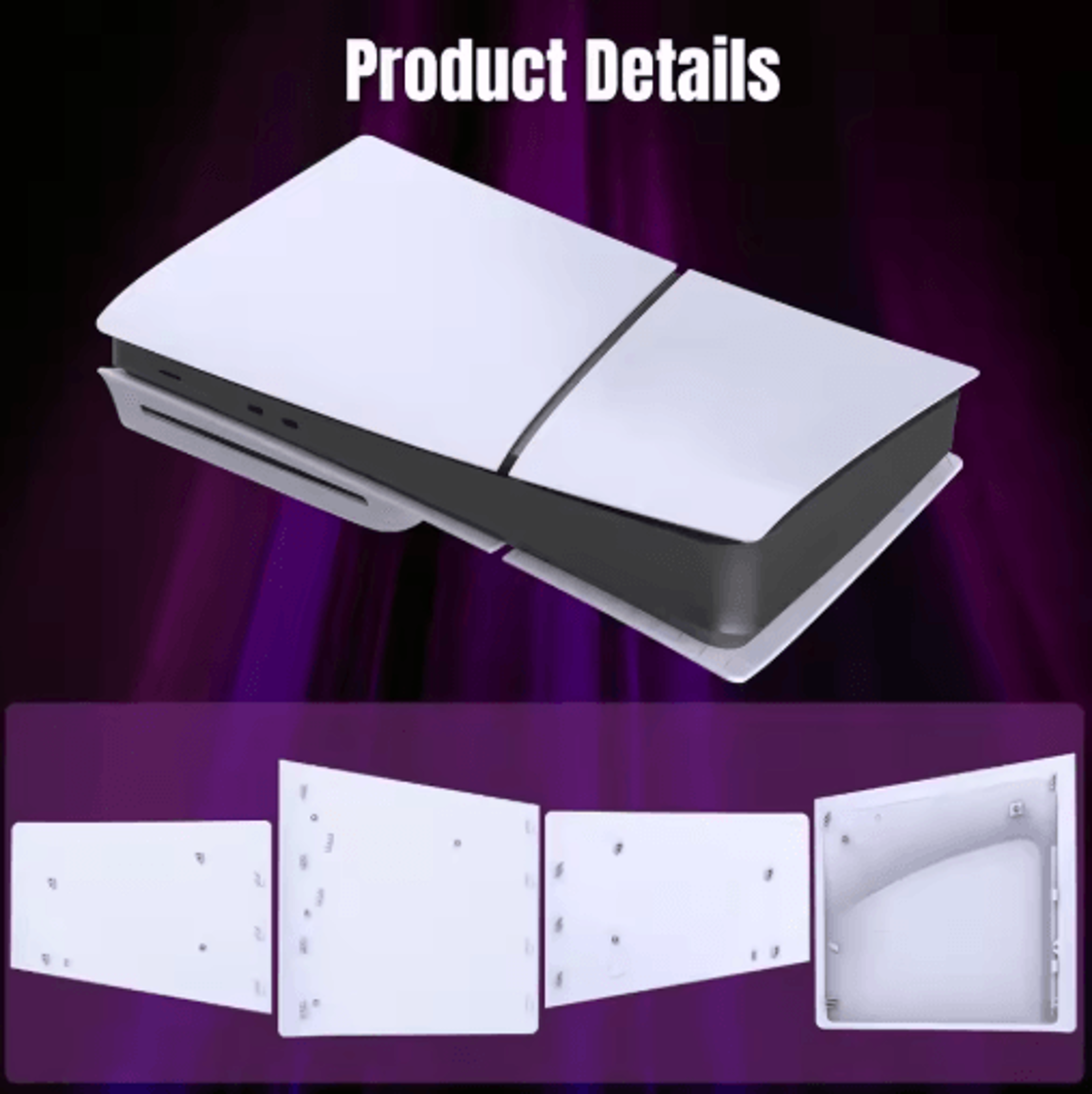 PS5 Slim ABS Faceplate Cover Panels For Disc  Digital Editions 3