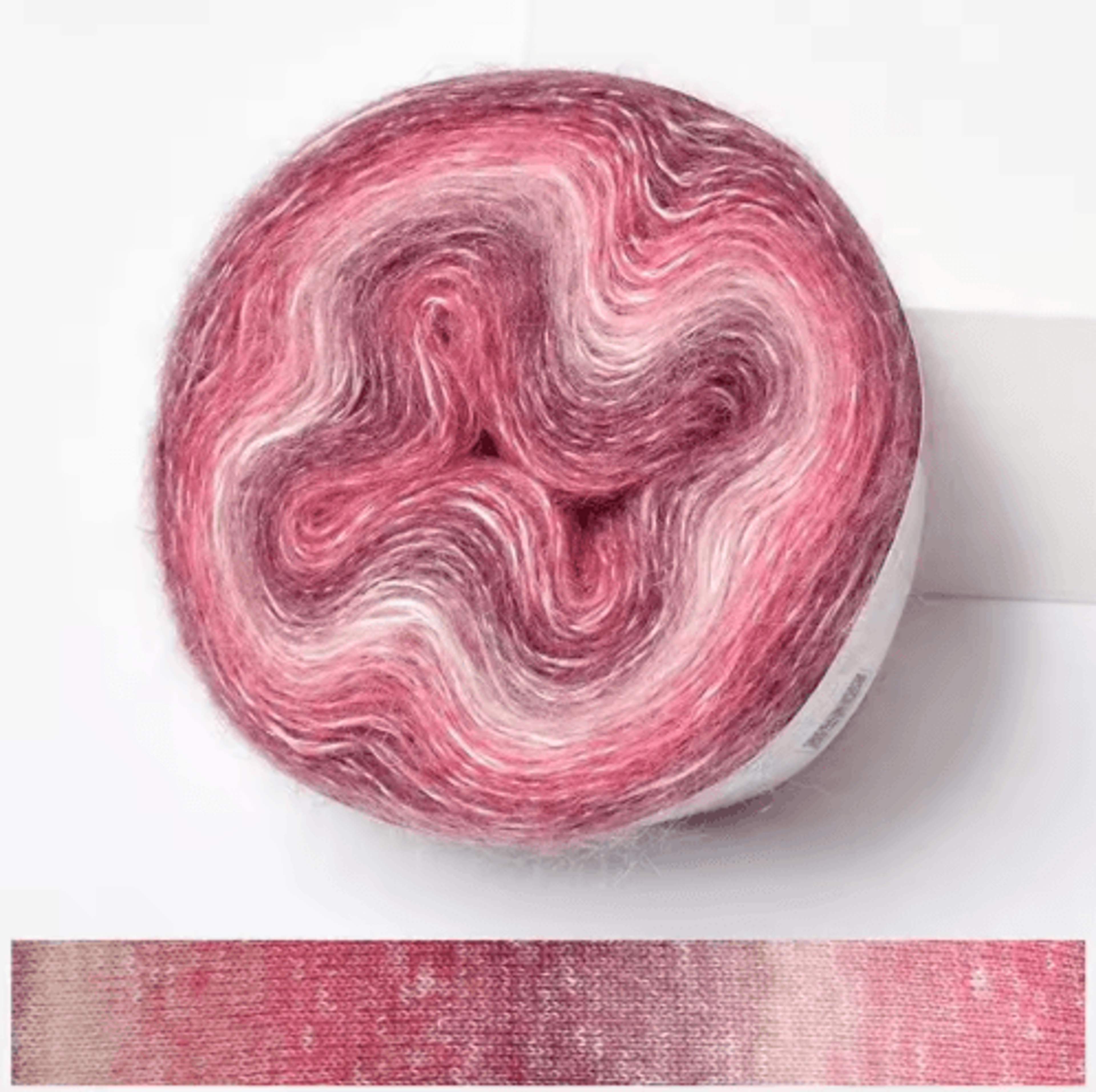 Rainbow Gradient Organic Cotton Crochet Yarn For Summer Knitting  DIY Crafts 5