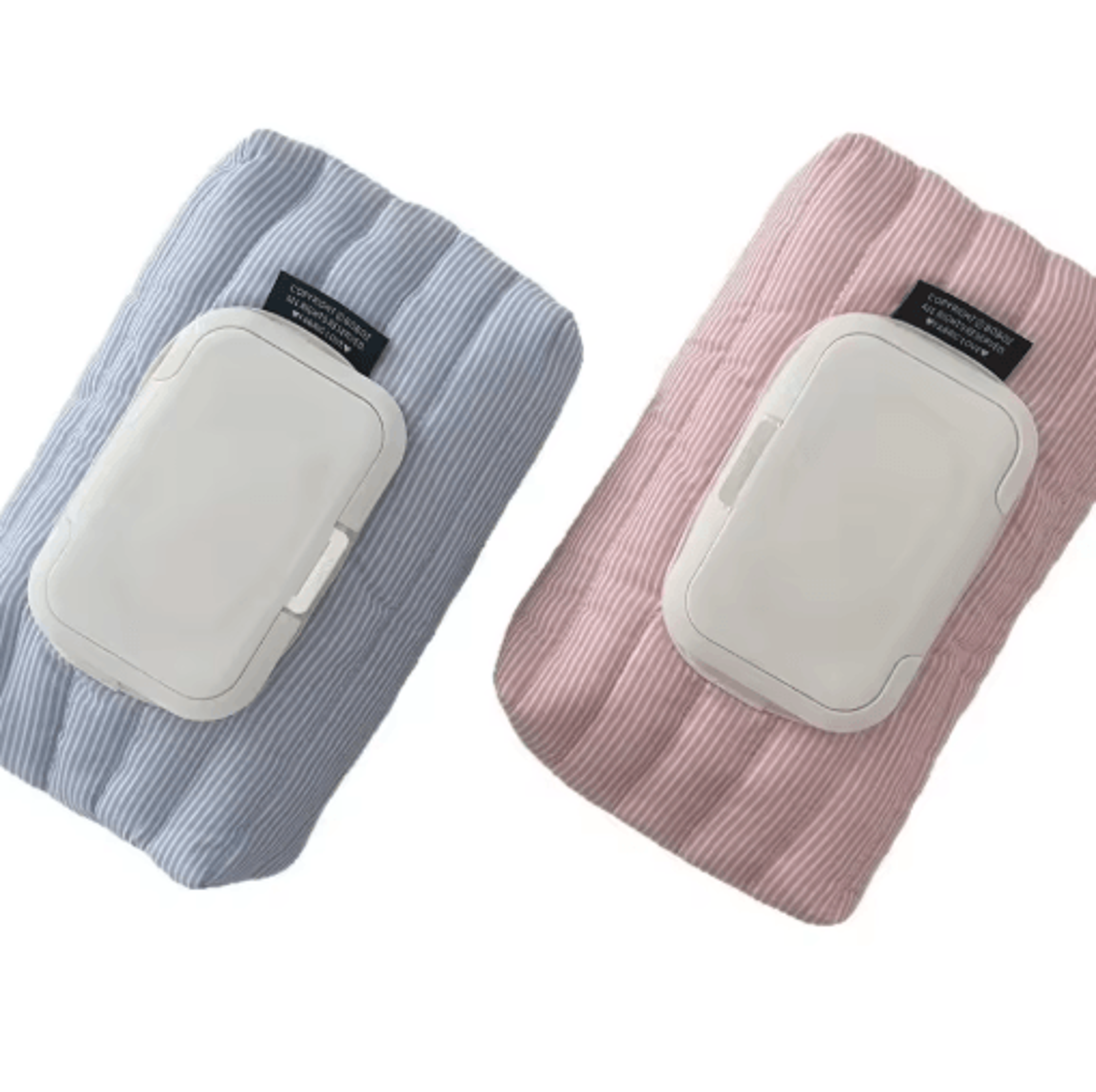 Striped Quilted Wet Wipe Pouch For Portable Tissue Storage  Home Organization 0