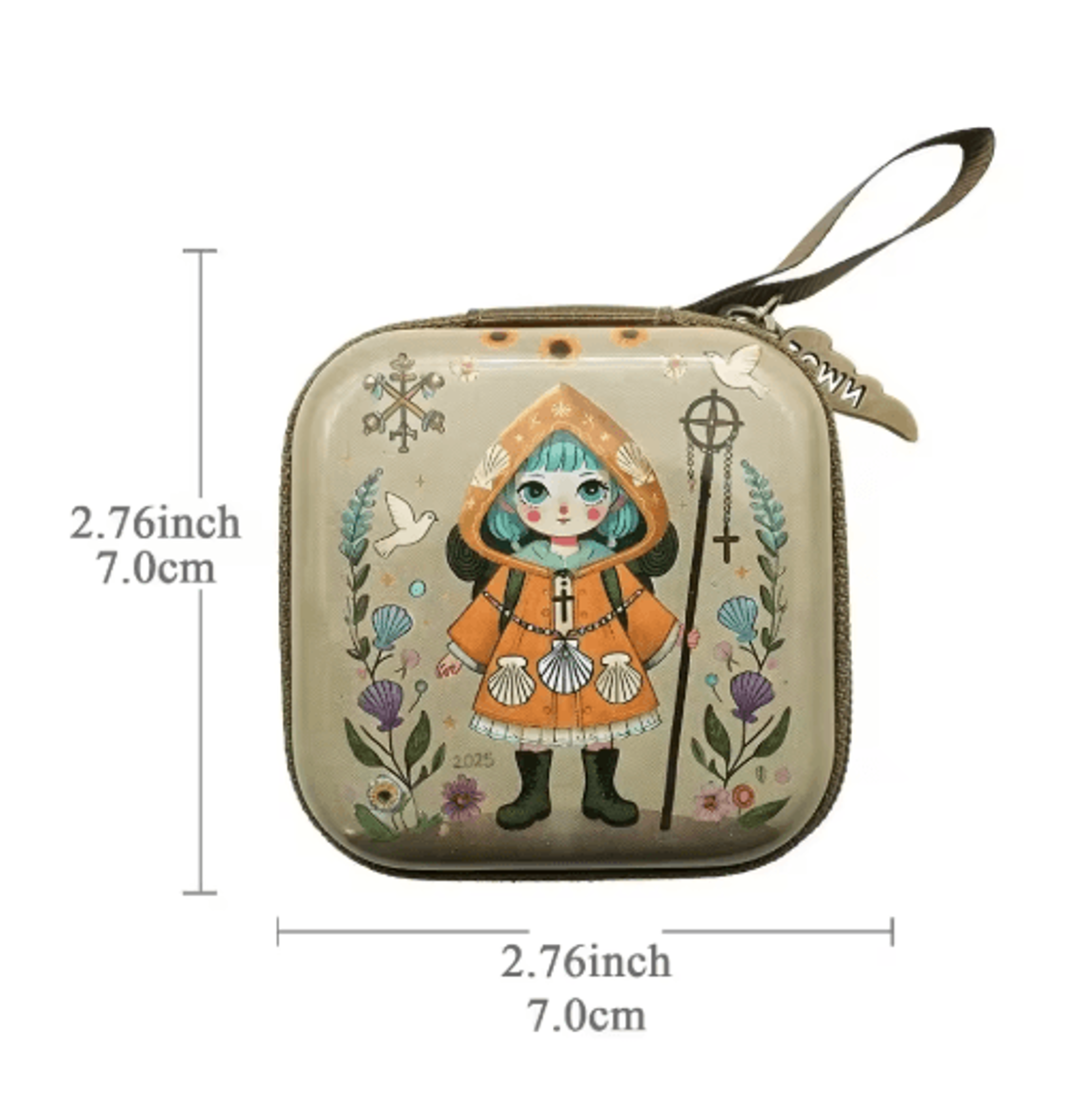 Portable Virgin Mary Rosary Storage Case For Prayer  Jewelry Organization 1