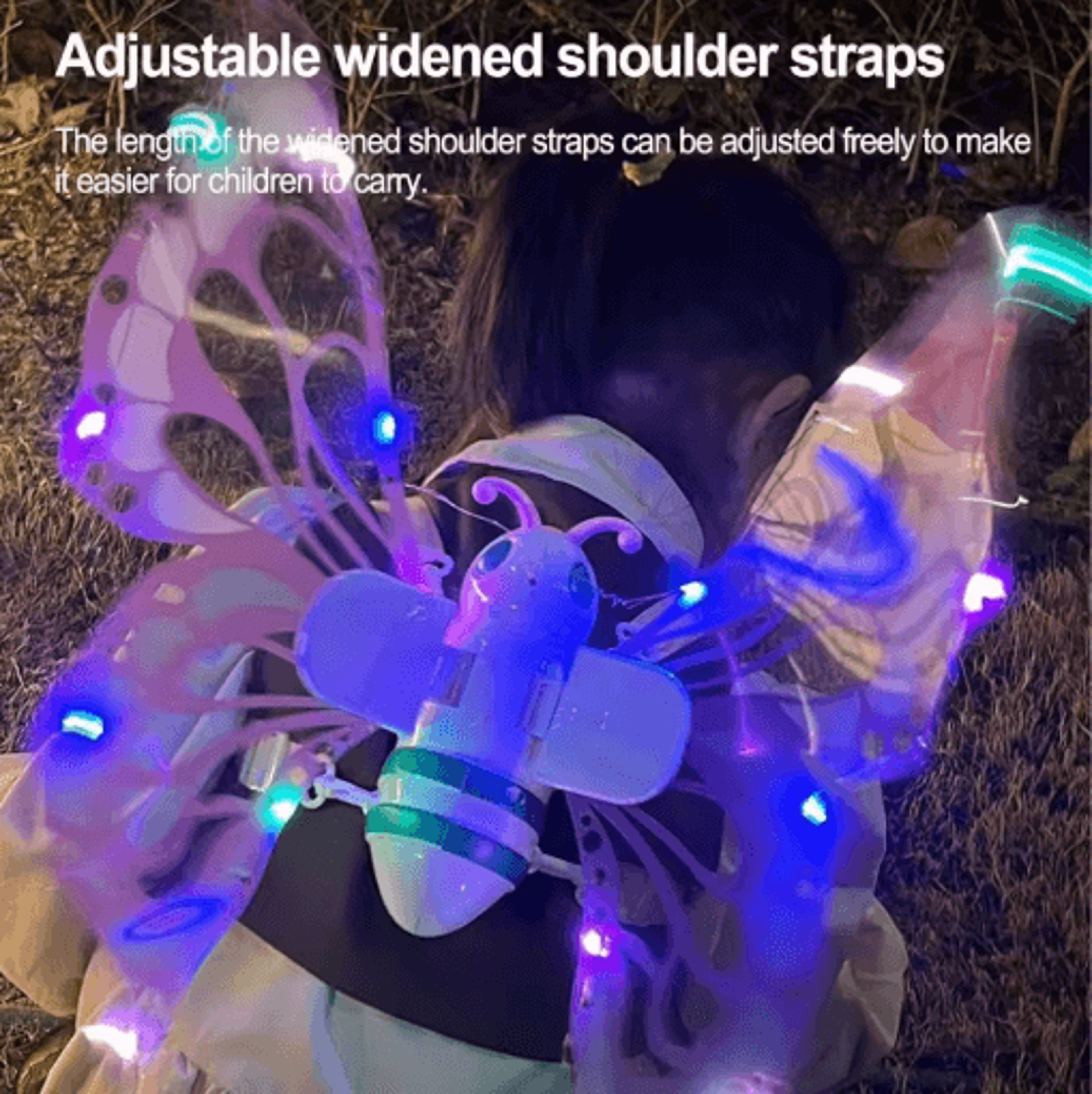 LED LightUp Fairy Wings Costume For Girls  Kids 5