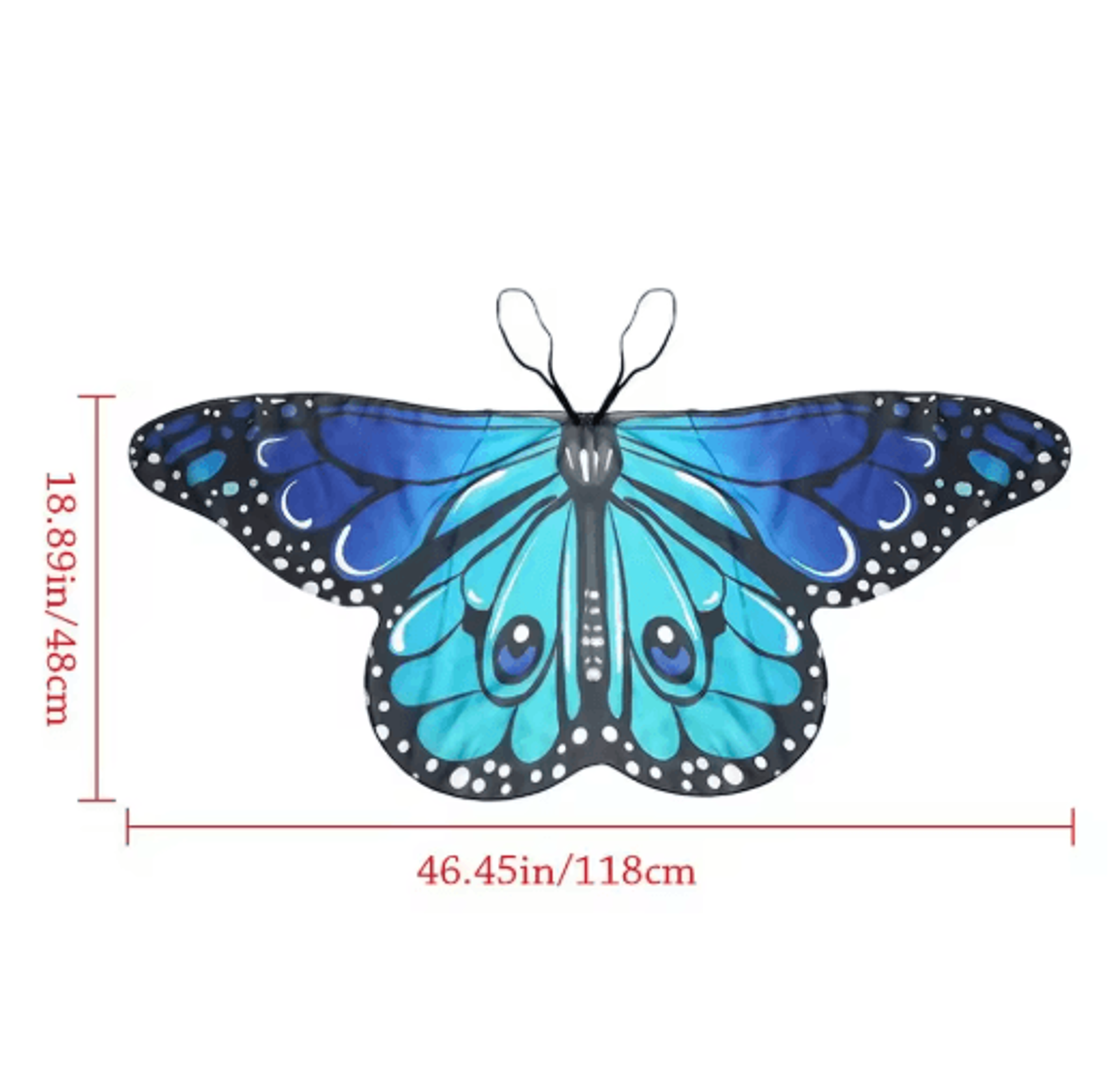 Butterfly Wings Fairy Cape For Girls Dress Up  Costume Play 6