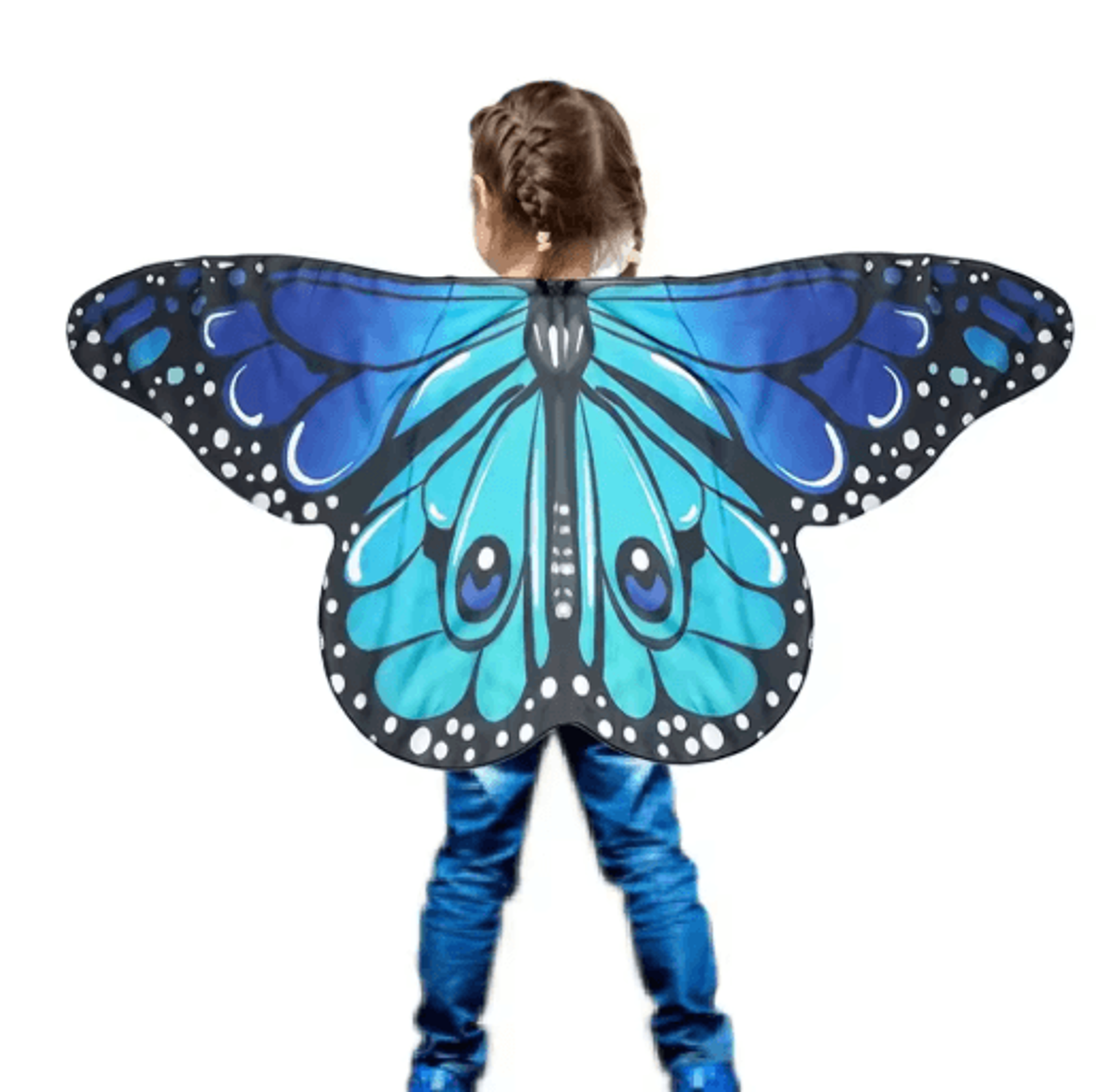 Butterfly Wings Fairy Cape For Girls Dress Up  Costume Play 7